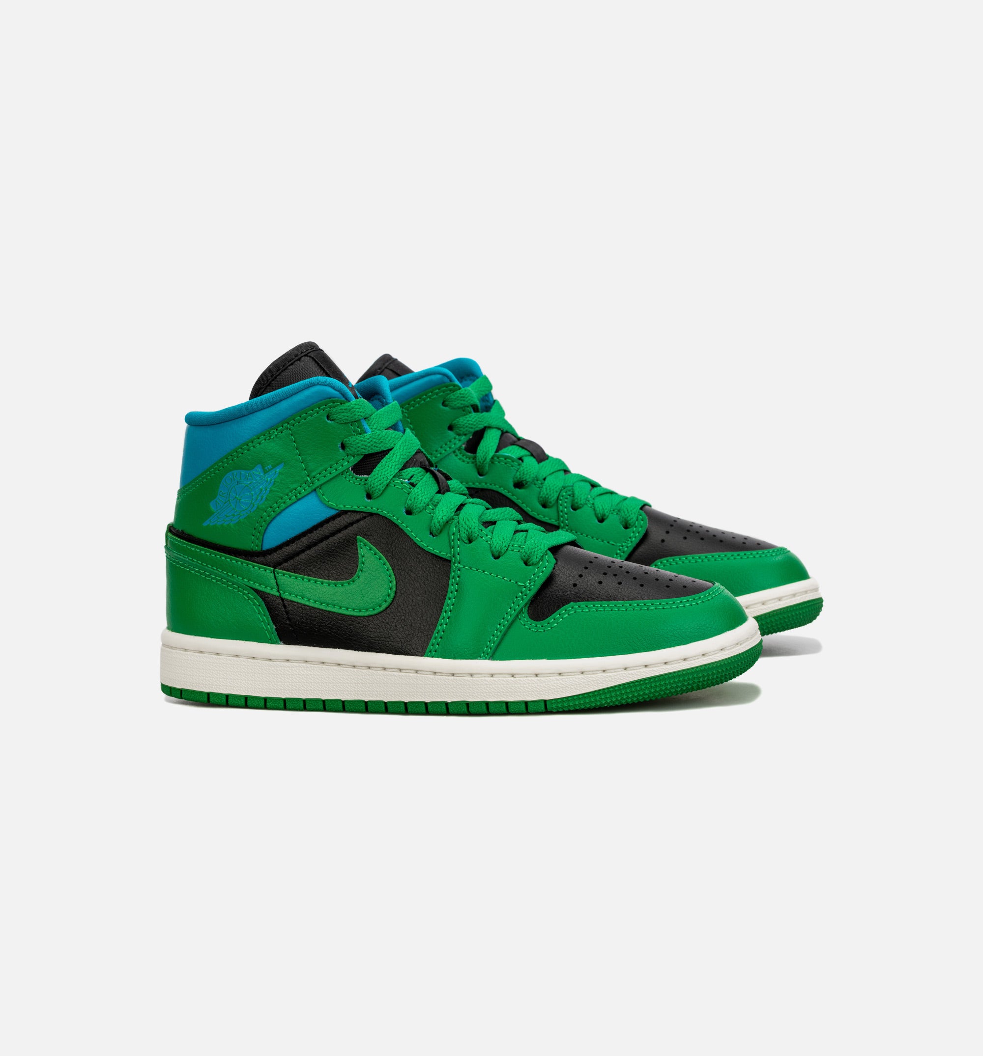Air Jordan 1 Retro Mid Womens Lifestyle Shoe - Green/Blue、mySite、dreamappss