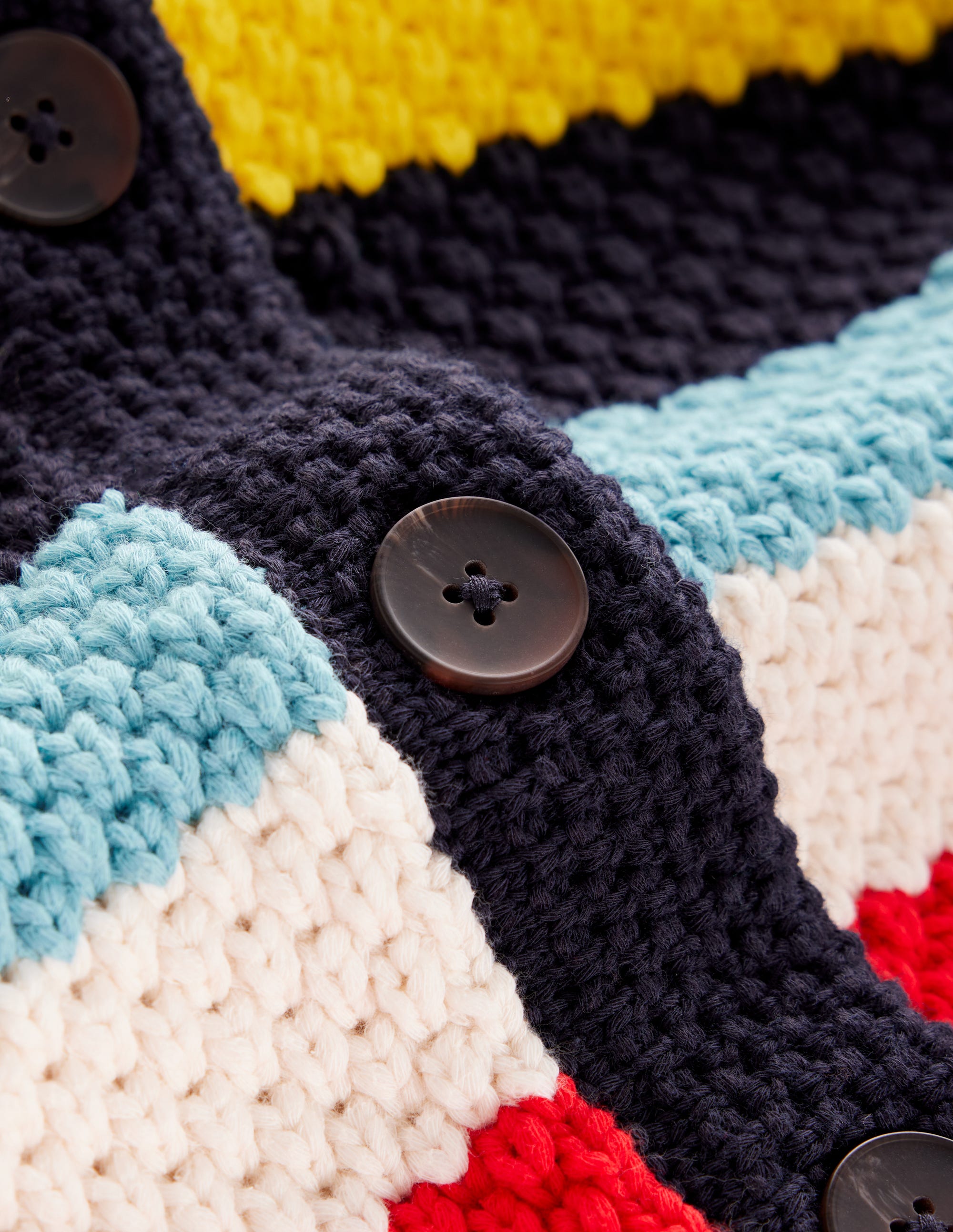  Libby Knitted Jacket-Poppy Red, Blue Multi、mySite、ashleygrahame