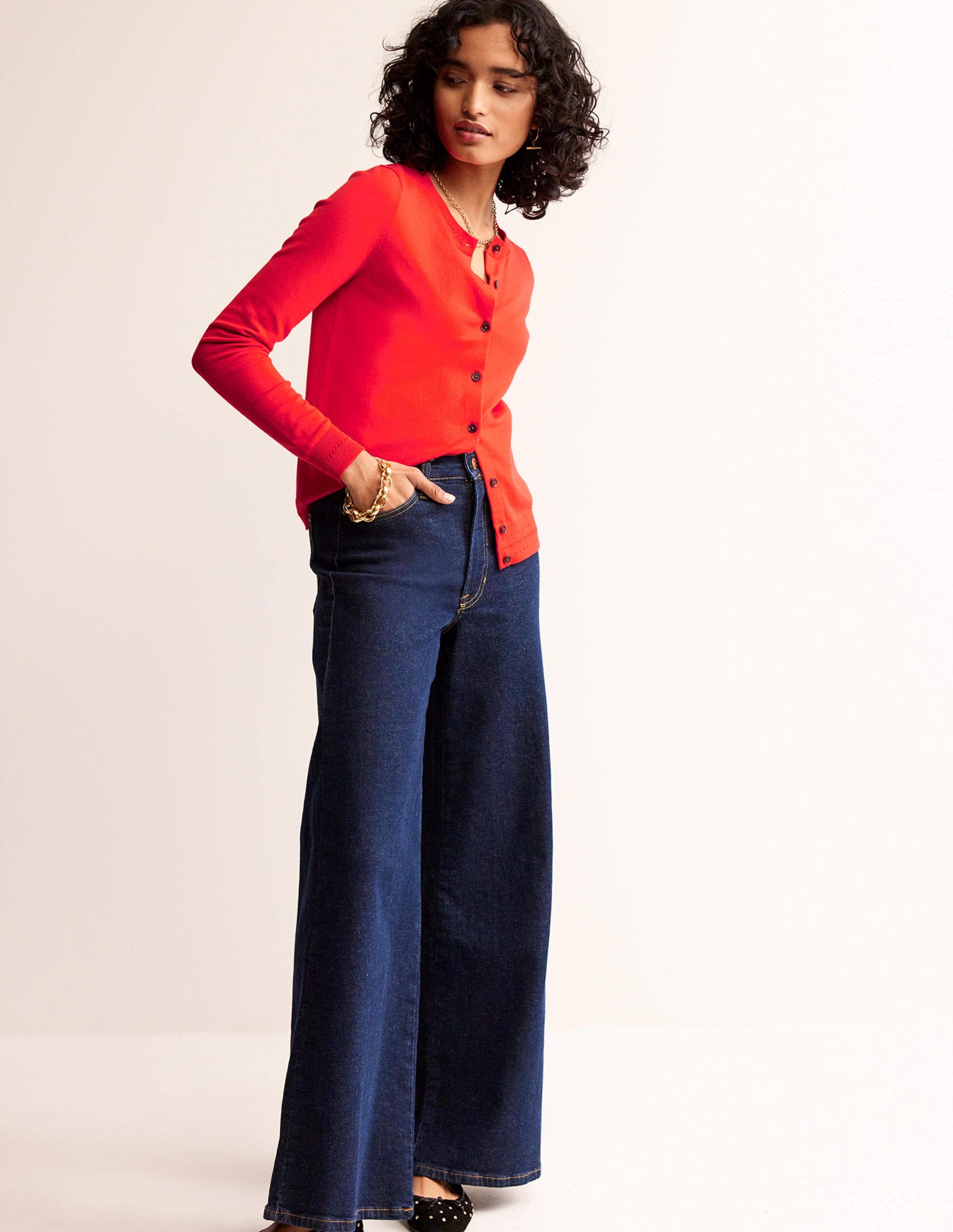  Catriona Cotton Cardigan-Flamenco Red、mySite、ashleygrahame