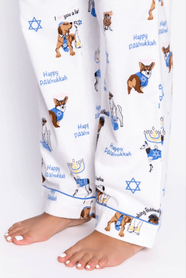 Happy Pawnukkah Hanukkah Pajamas Set by P.J. Salvage - (XS - XL)、mySite、topwebapps