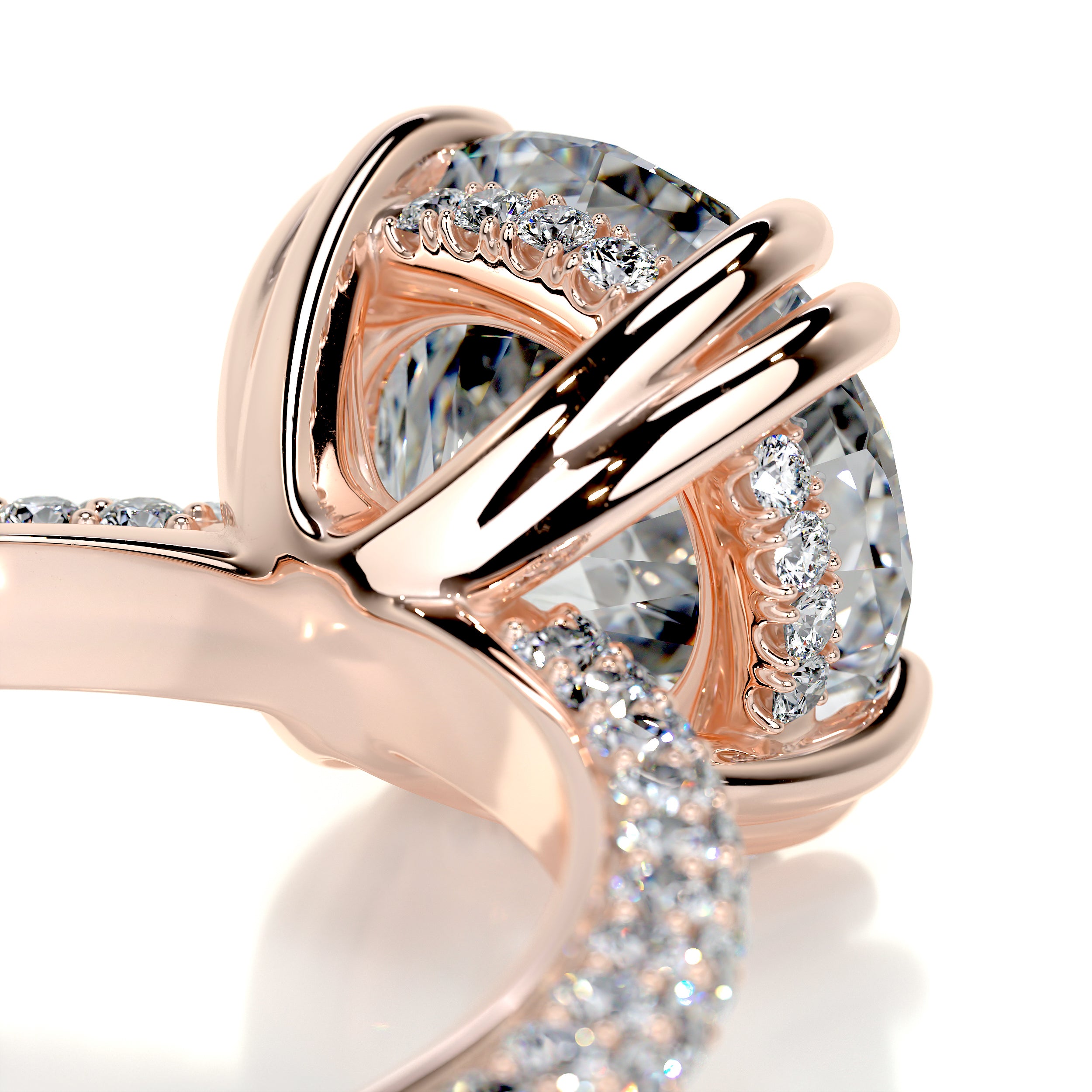 Lorena Diamond Engagement Ring -14K Rose Gold、mySite、hinf8tx79