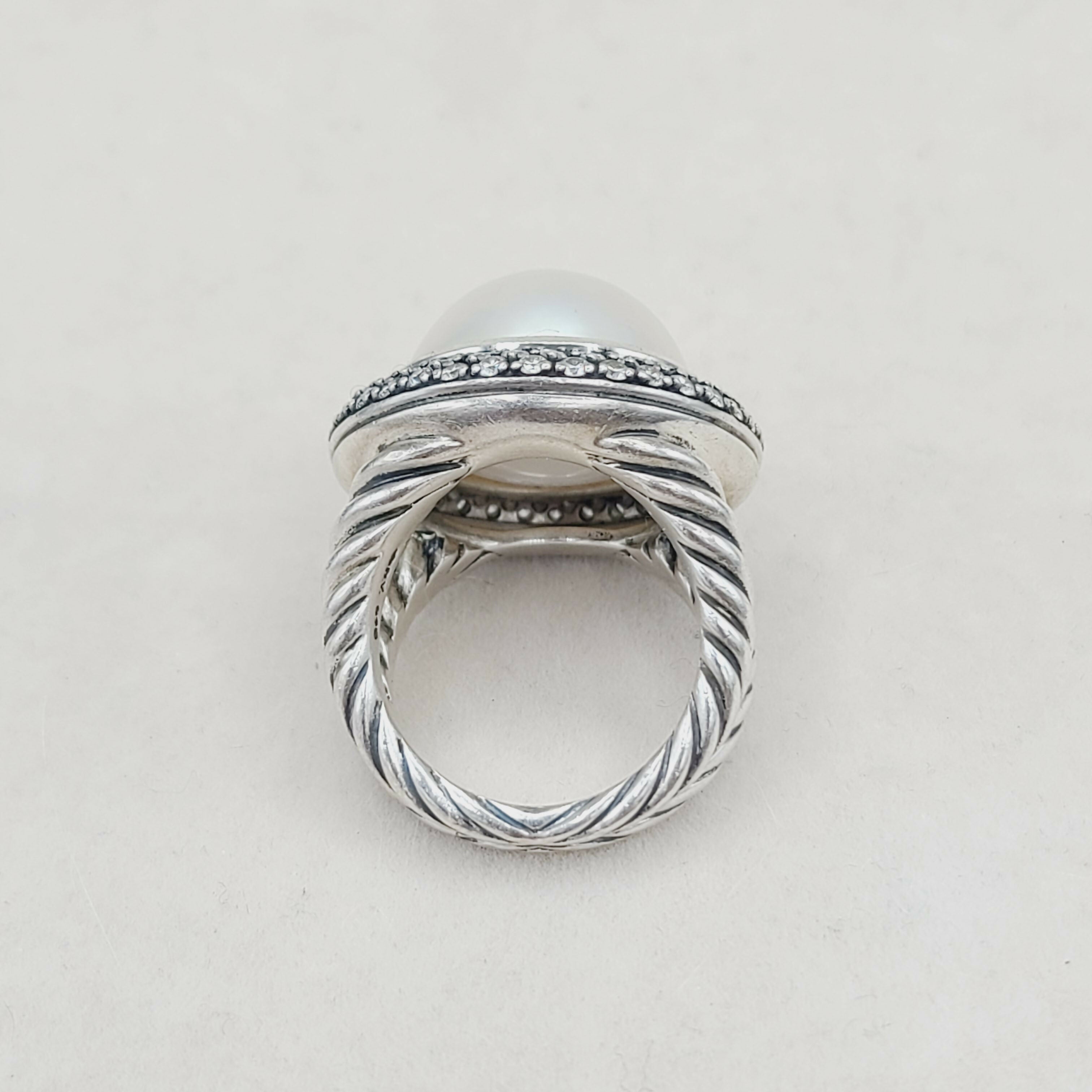 David Yurman Cerise Moonlight Ice Ring 鈥?Pearl & Diamonds、mySite、hinf8tx79