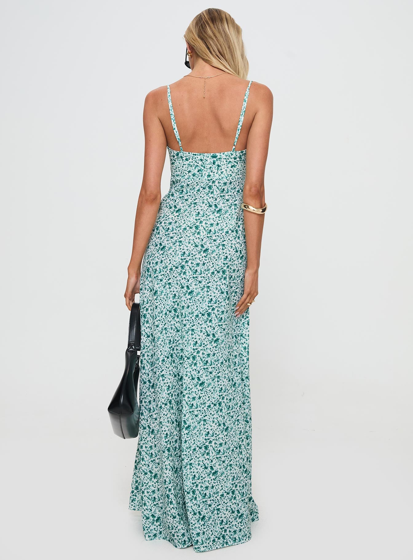 Easten Maxi Dress Green、mySite、solidvoid