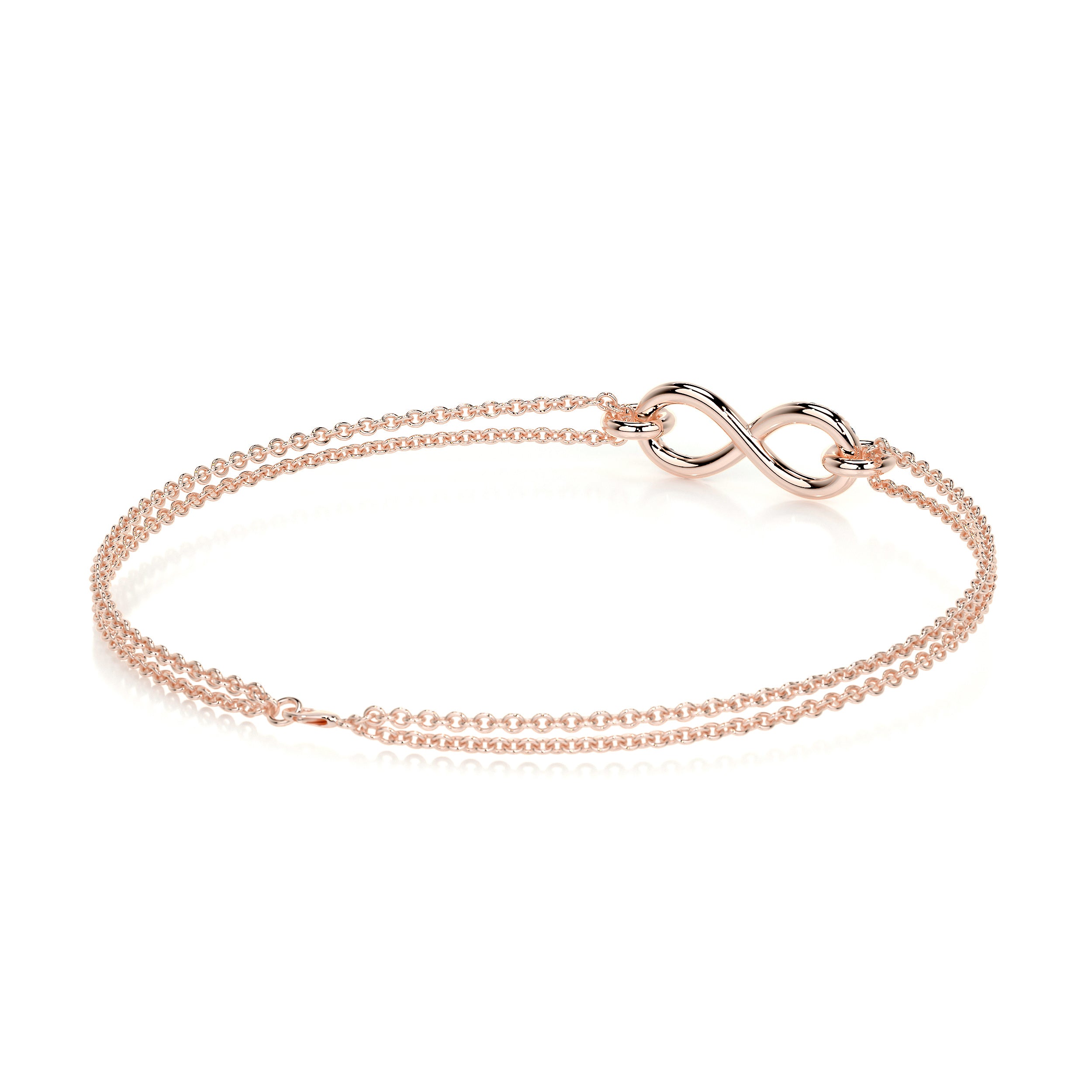 Candice Lab Grown Diamonds Bracelet (0.07 Carat) -14K Rose Gold、mySite、hinf8tx79