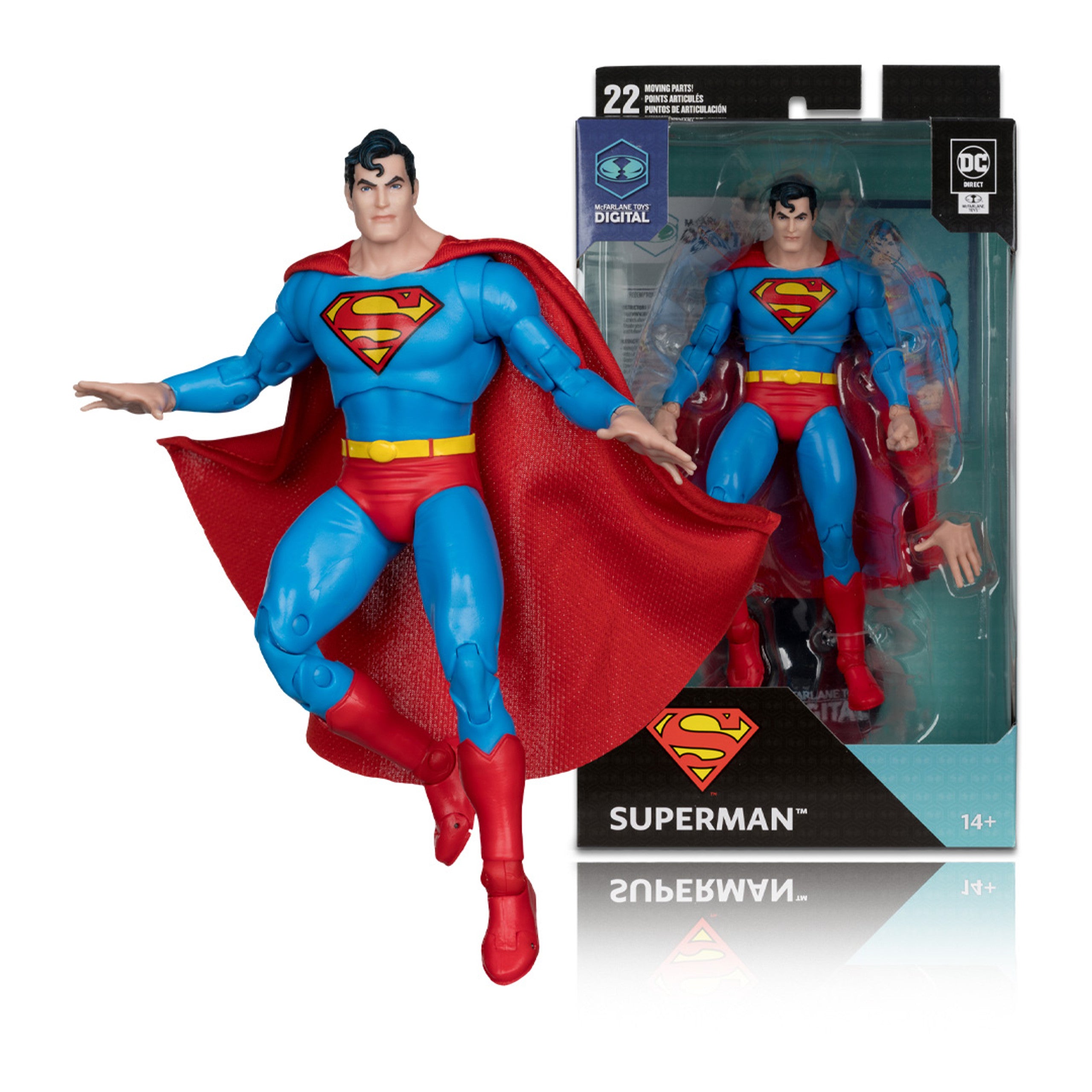 DC Direct Superman (Silver Age) with McFarlane Toys Digital Collectible、mySite、hgirdovlk