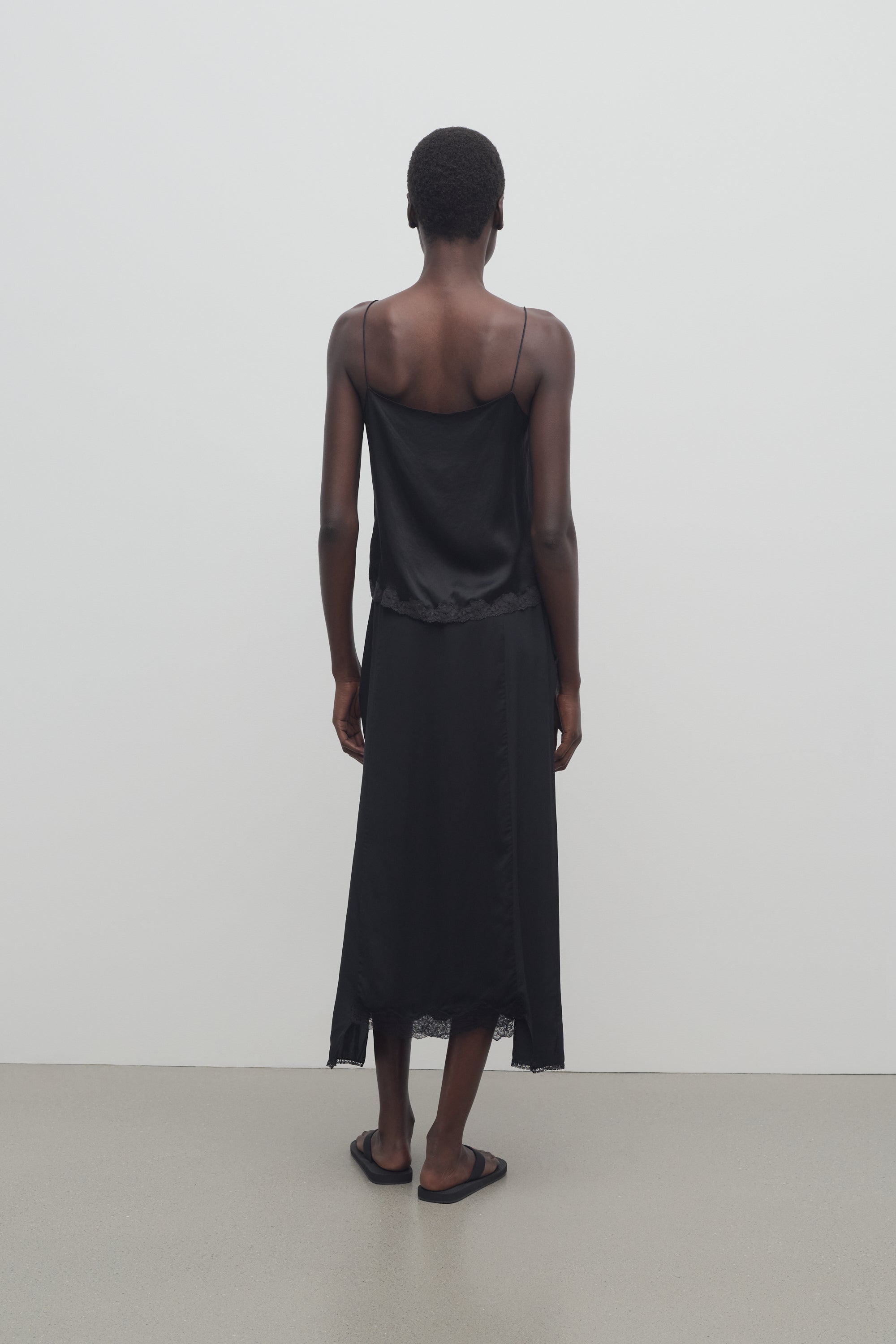 Danute Skirt in Cupro、mySite、aoinhome