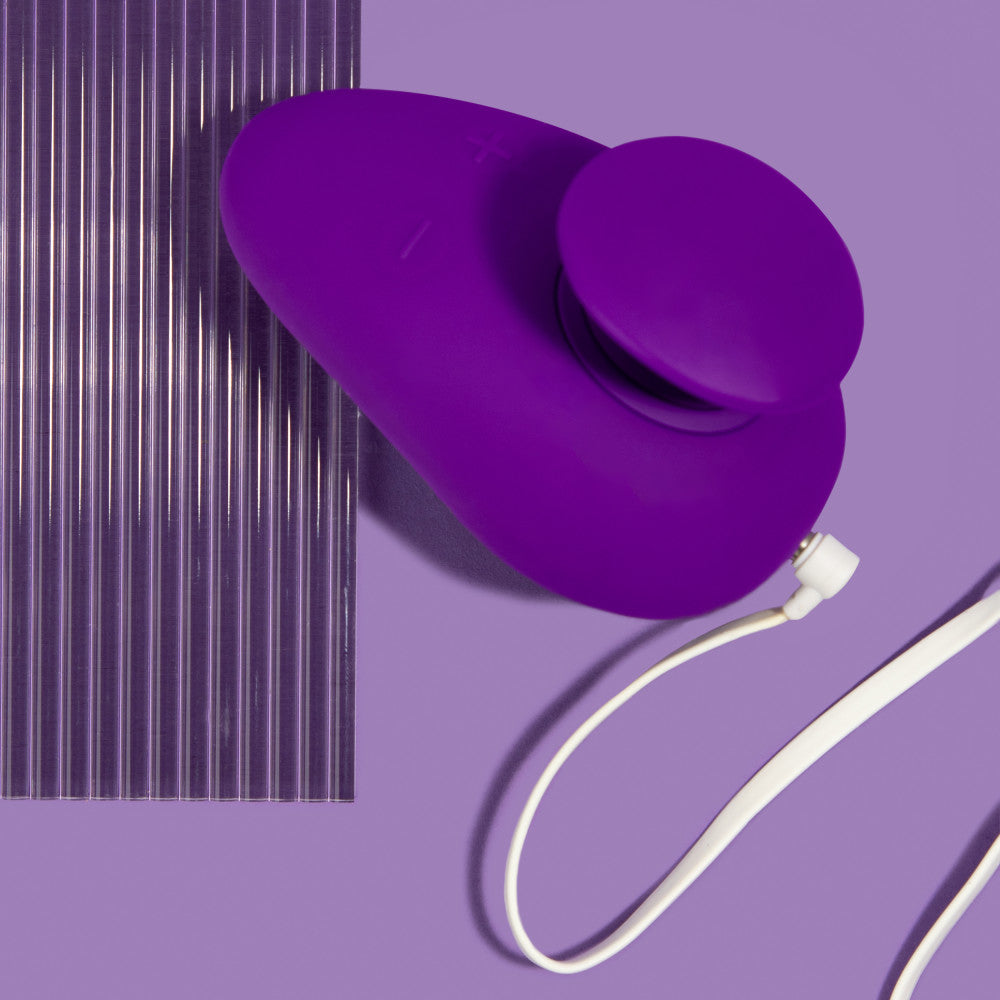 Wellness By Blush™ | Palm Sense RumboTech™ Purple UltraSilk® Vibrator - Made with Puria™ Silicone、mySite、bottomscart