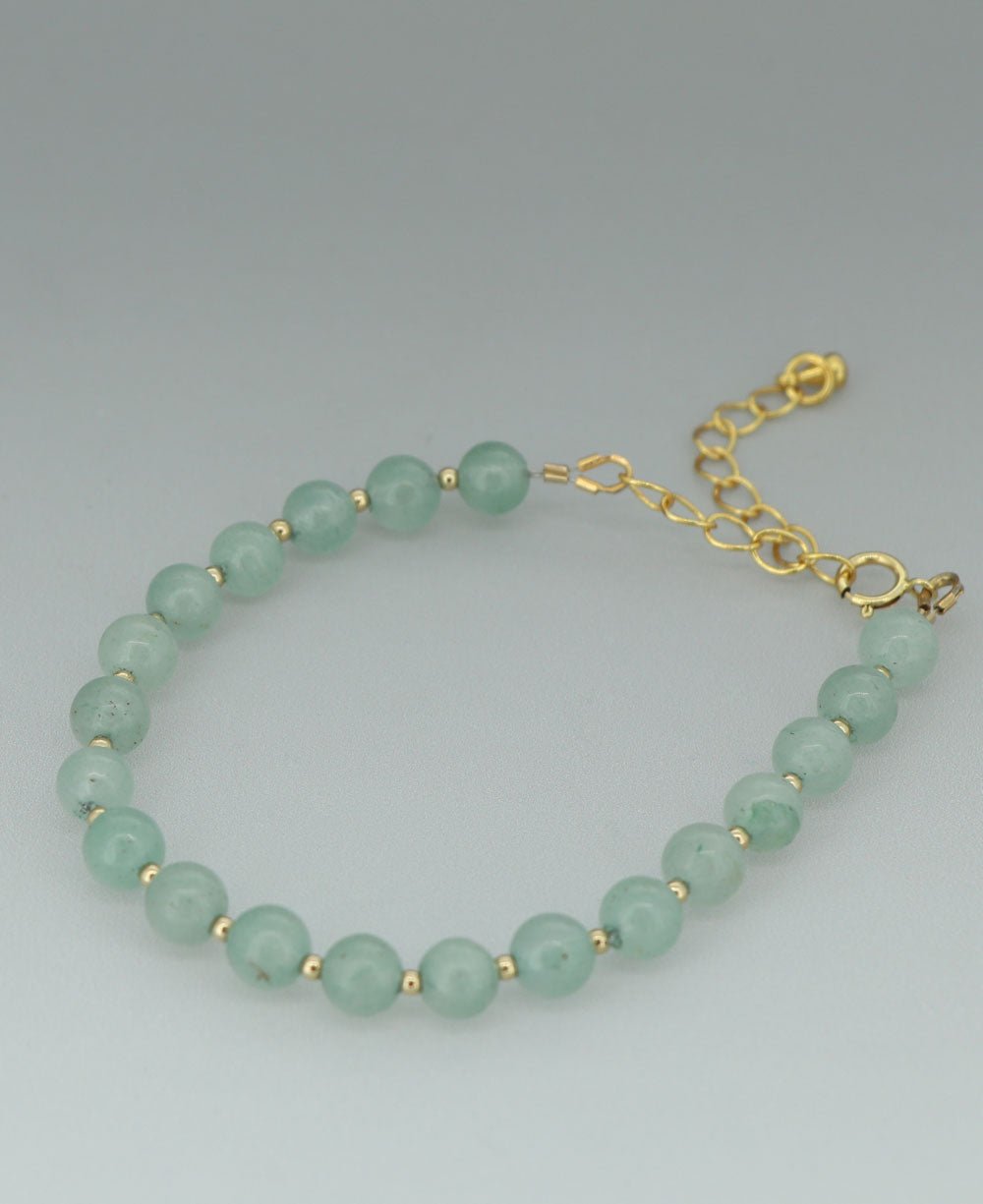 Gemstone Wrist Mala Bracelet, 20 Beads、mySite、topwebapps