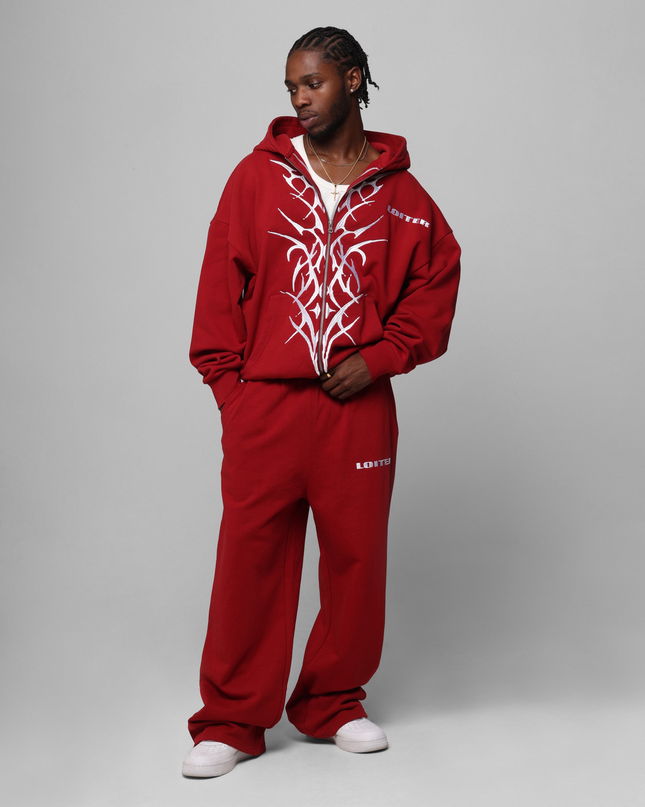 Loiter Blood Born Track Pants Burgandy、mySite、zt4zffjzw