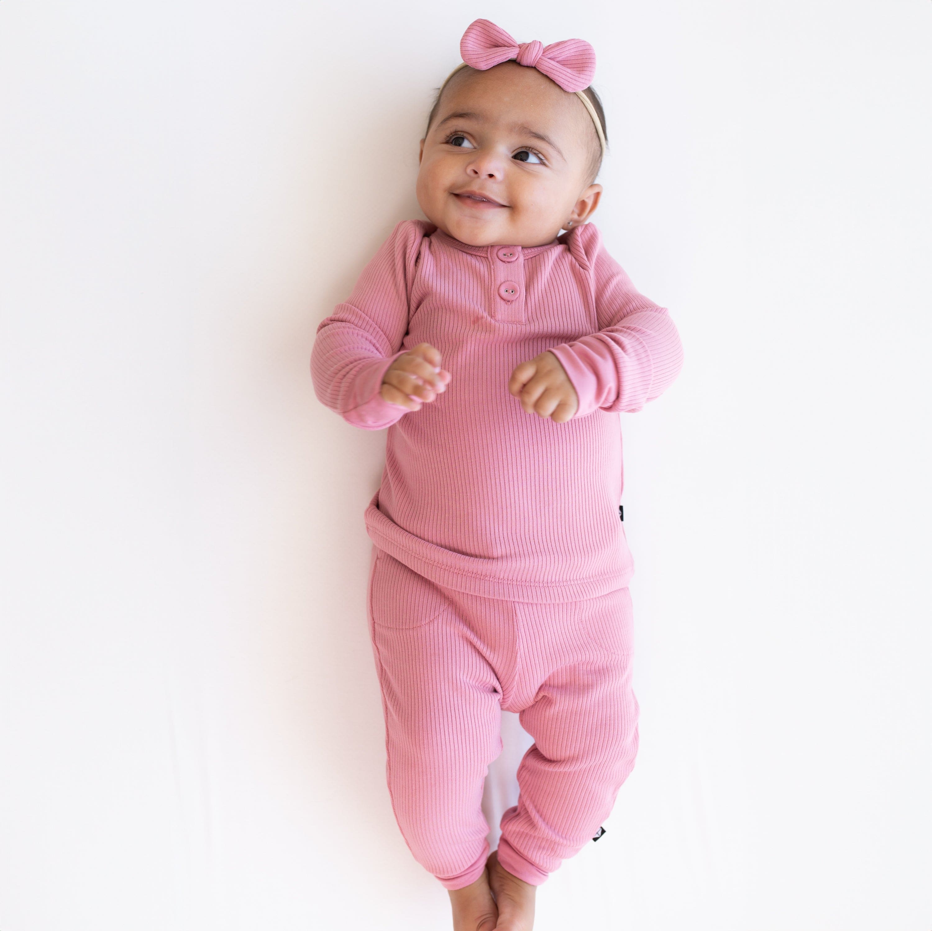  Ribbed Infant Henley Set in Apple Blossom、mySite、layawaytickets