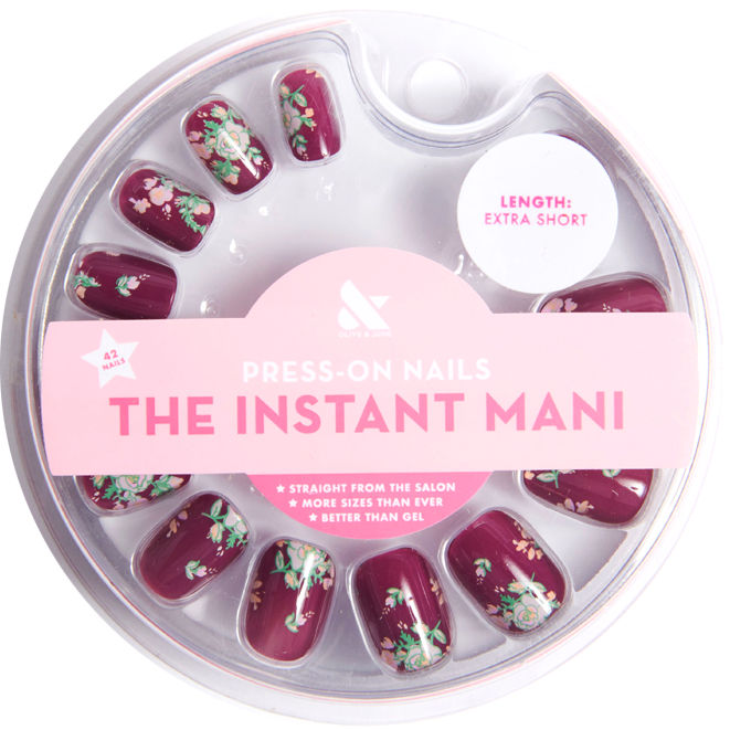 Squoval XS Fall Micro Floral - Loyalty Reward、mySite、solidvoid