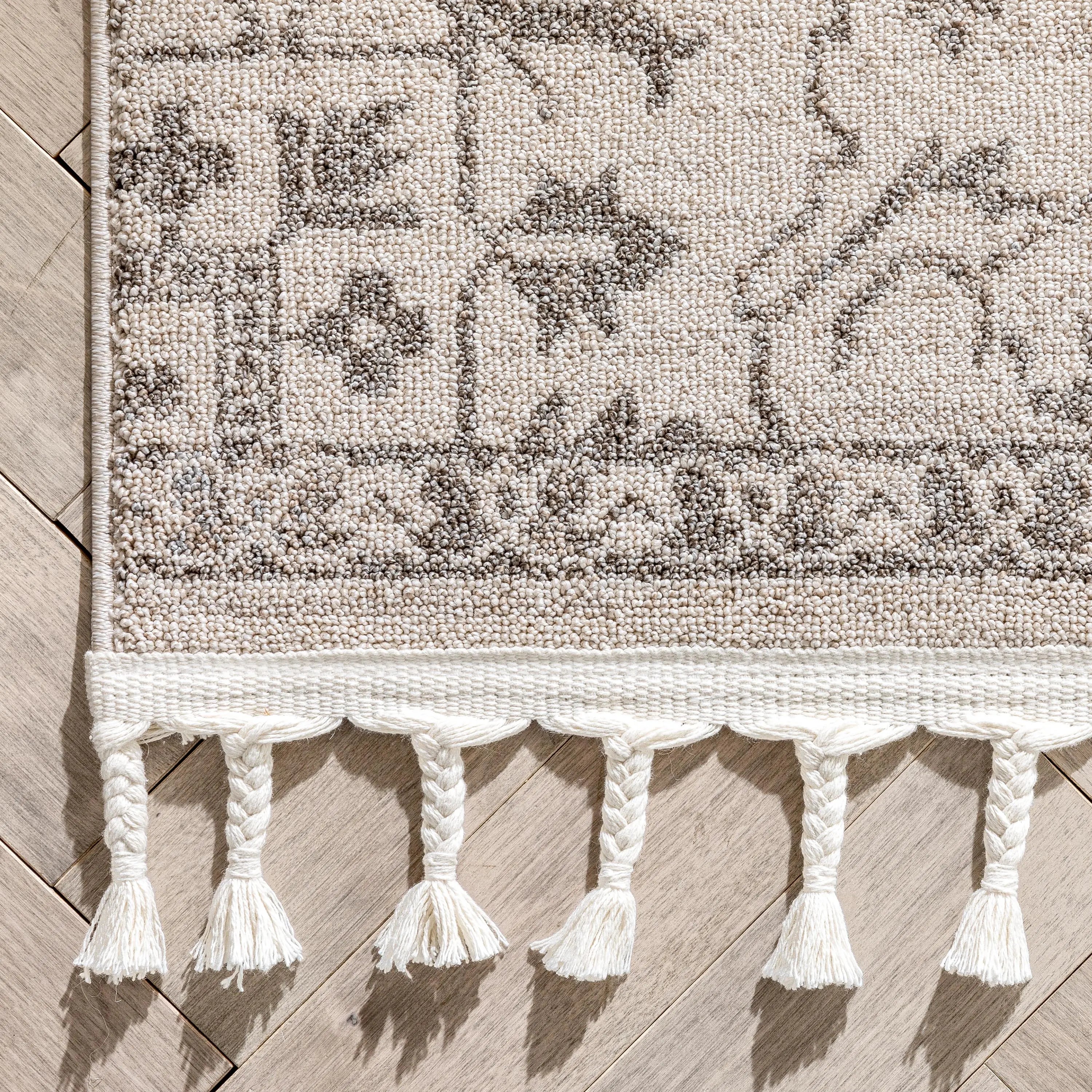 Valentina Oriental Medallion Brown Beige Kilim-Style 5'3 x 7'3 Rug、mySite、gigharbornorthrealestate