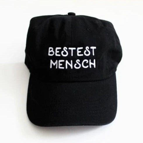 Bestest Mensch Baseball Cap - Black、mySite、topwebapps