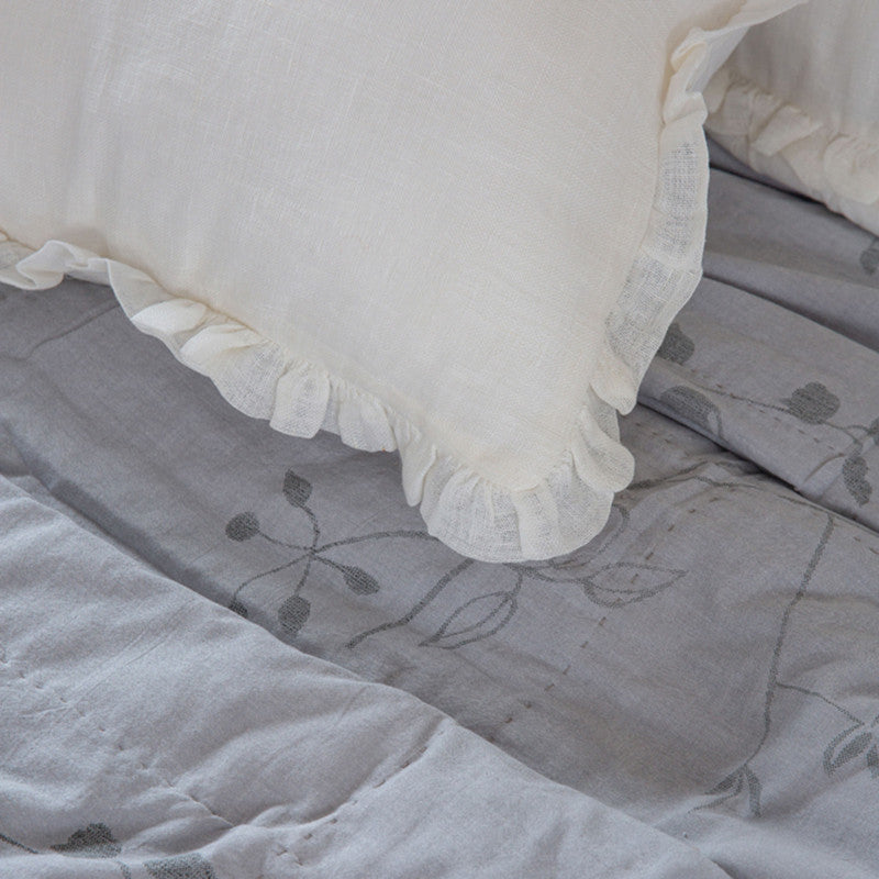 Cotton Twilight Bliss Dohar | Grey | Set of 2、mySite、camillekostekn