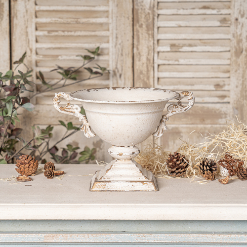  Vintage Double-Handled Flower Pot for Timeless Home Décor, Ideal for Showcasing Plants and Adding Charm to Your Space、、yumabirdnaturehistoryfestival