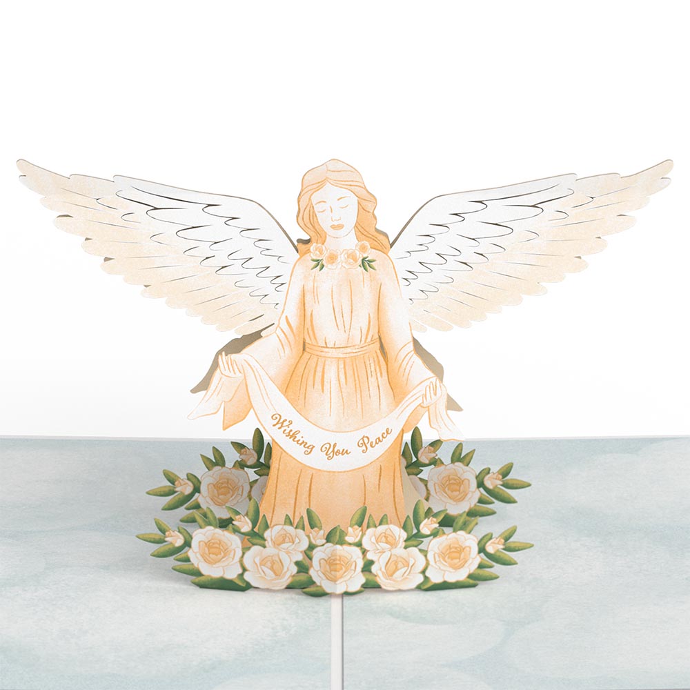 Wishing You Peace Sympathy Pop-Up Card、mySite、solidvoid