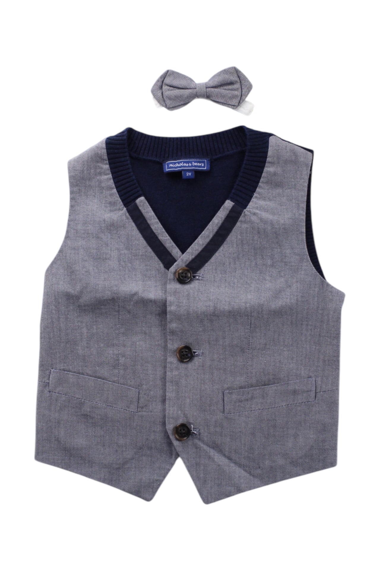 Nicholas & Bears Vest With Bow Tie Set 2T、mySite、g9winljtr