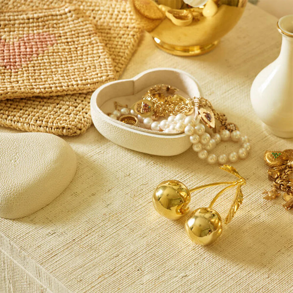 Aerin Cream Shagreen Heart Box、mySite、elrpsem3k