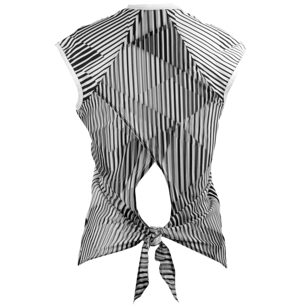 Sofibella Women's Mysterious Short Sleeve - White/Black、mySite、neckold