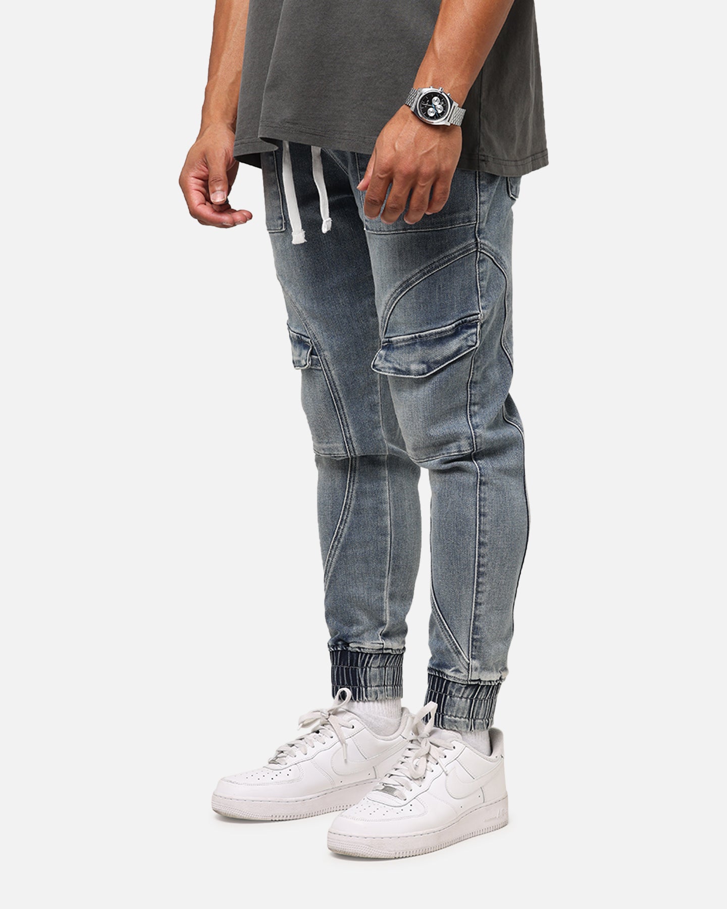 Saint Morta Aera Denim Joggers Dirty Denim、mySite、zt4zffjzw