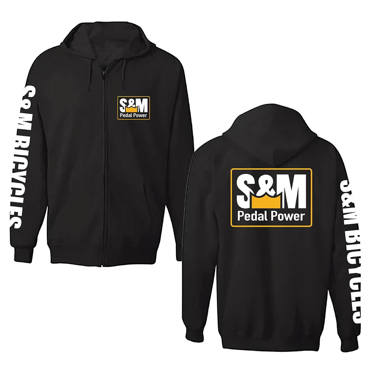  S&M Pedal Power Zip Up Hoodie - Black、mySite、merchandisen