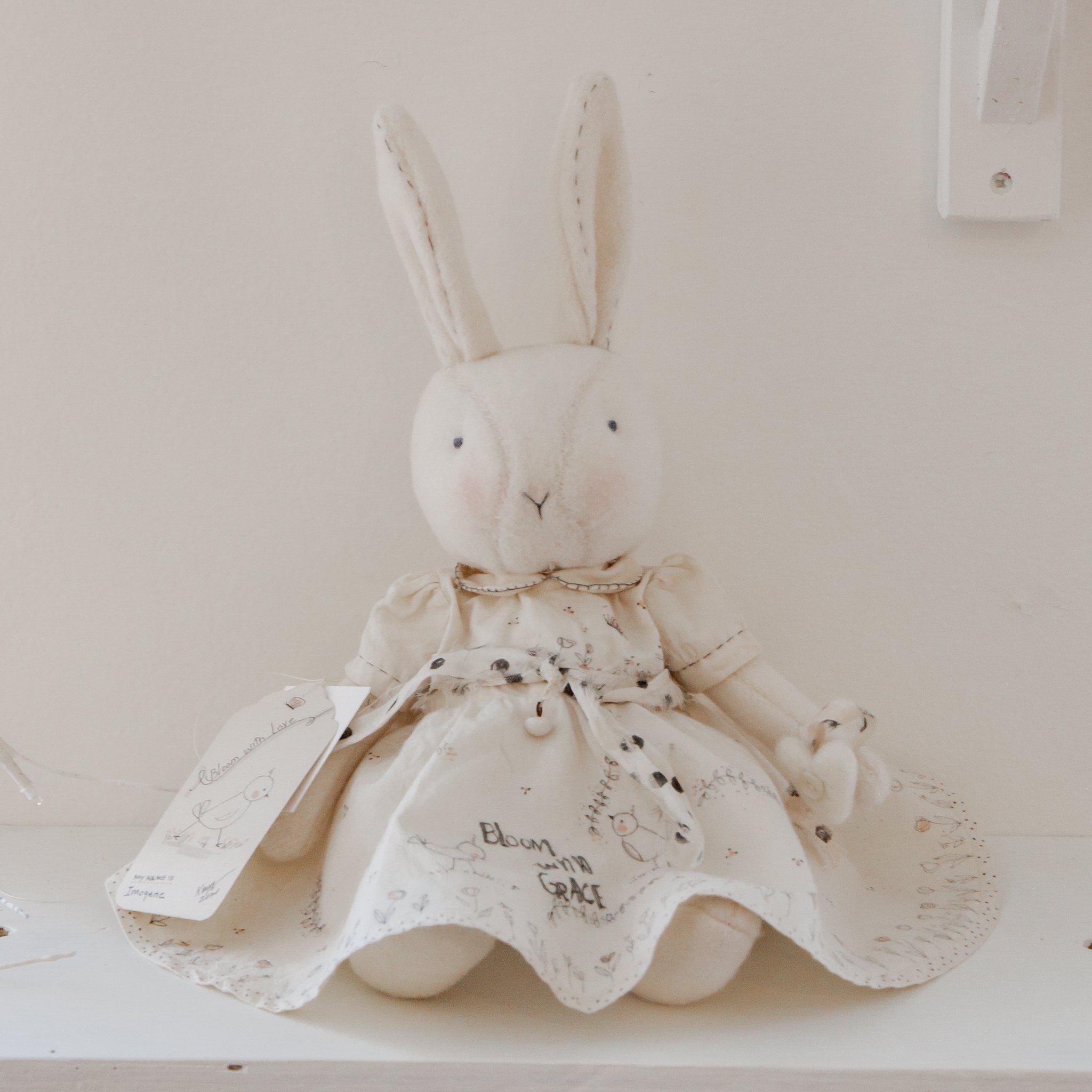 RETIRED - Hutch Studio Original - Imogene - One of A Kind Bunny、mySite、g9winljtr