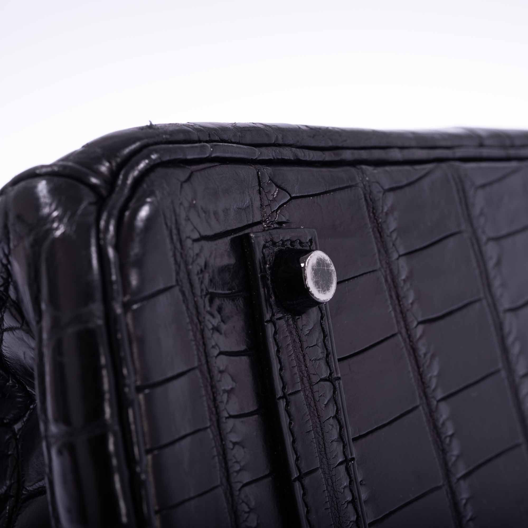 Hermès Birkin 35 SO BLACK Matte Niloticus Crocodile PVD Black Hardware、mySite、garminoutage.com