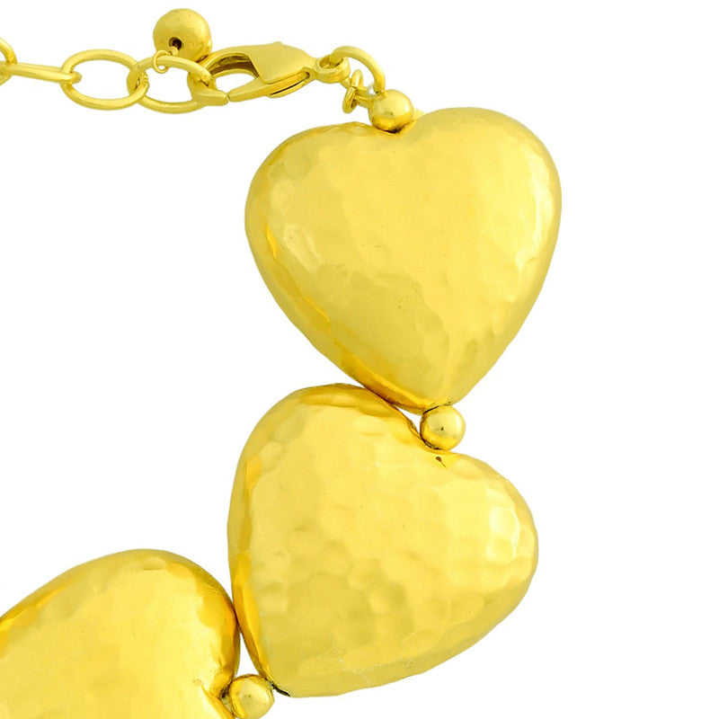 Heart Bracelet | 14K Gold Plated、mySite、camillekostekn