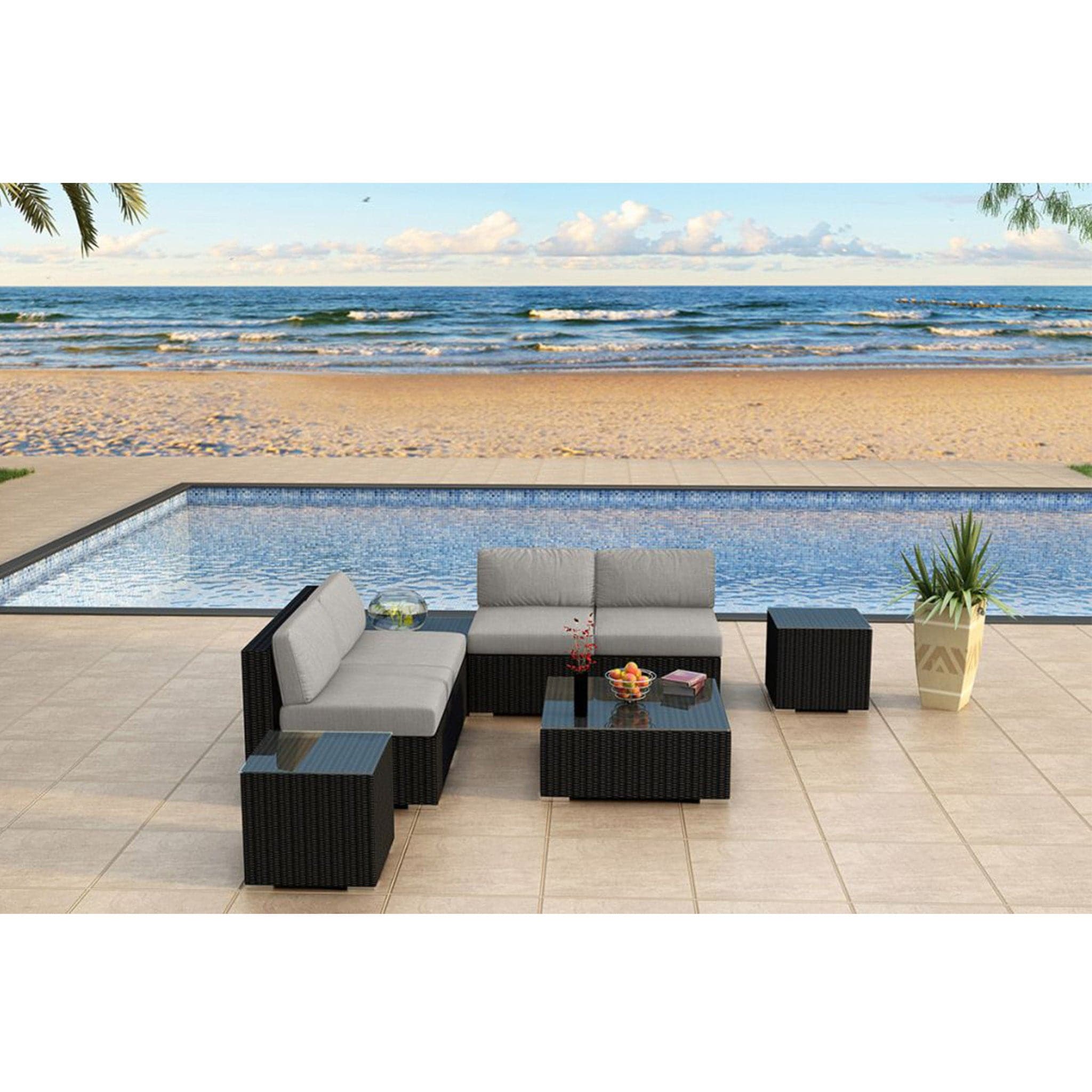 Urbana 8 Piece 4-Seat Sectional Set、mySite、neckold