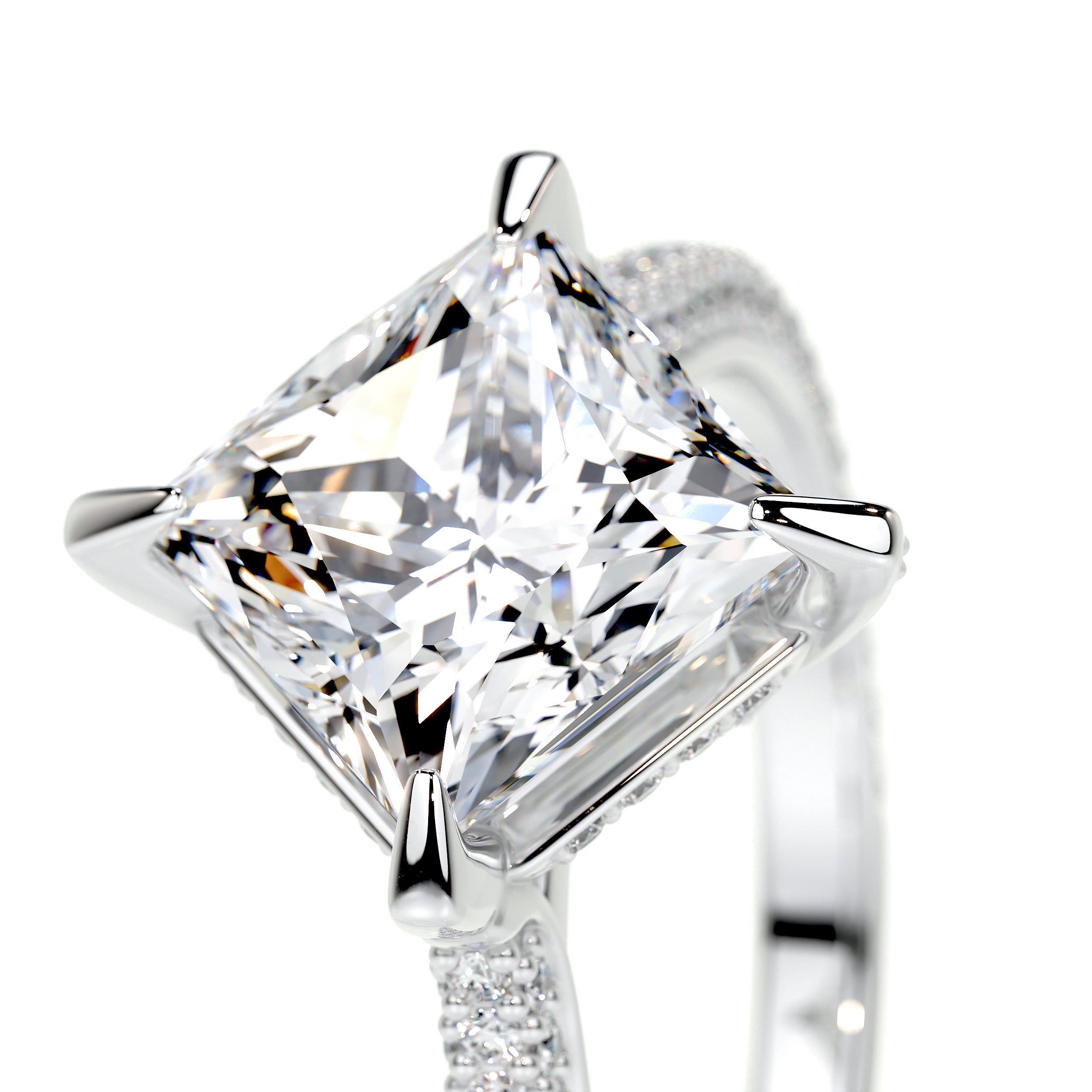 Jocelyn Lab Grown Diamond Ring -18K White Gold、mySite、hinf8tx79