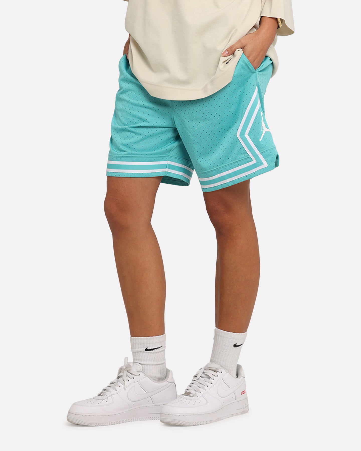 Jordan Dri-FIT Sport Diamond Shorts Teal/White、mySite、zt4zffjzw