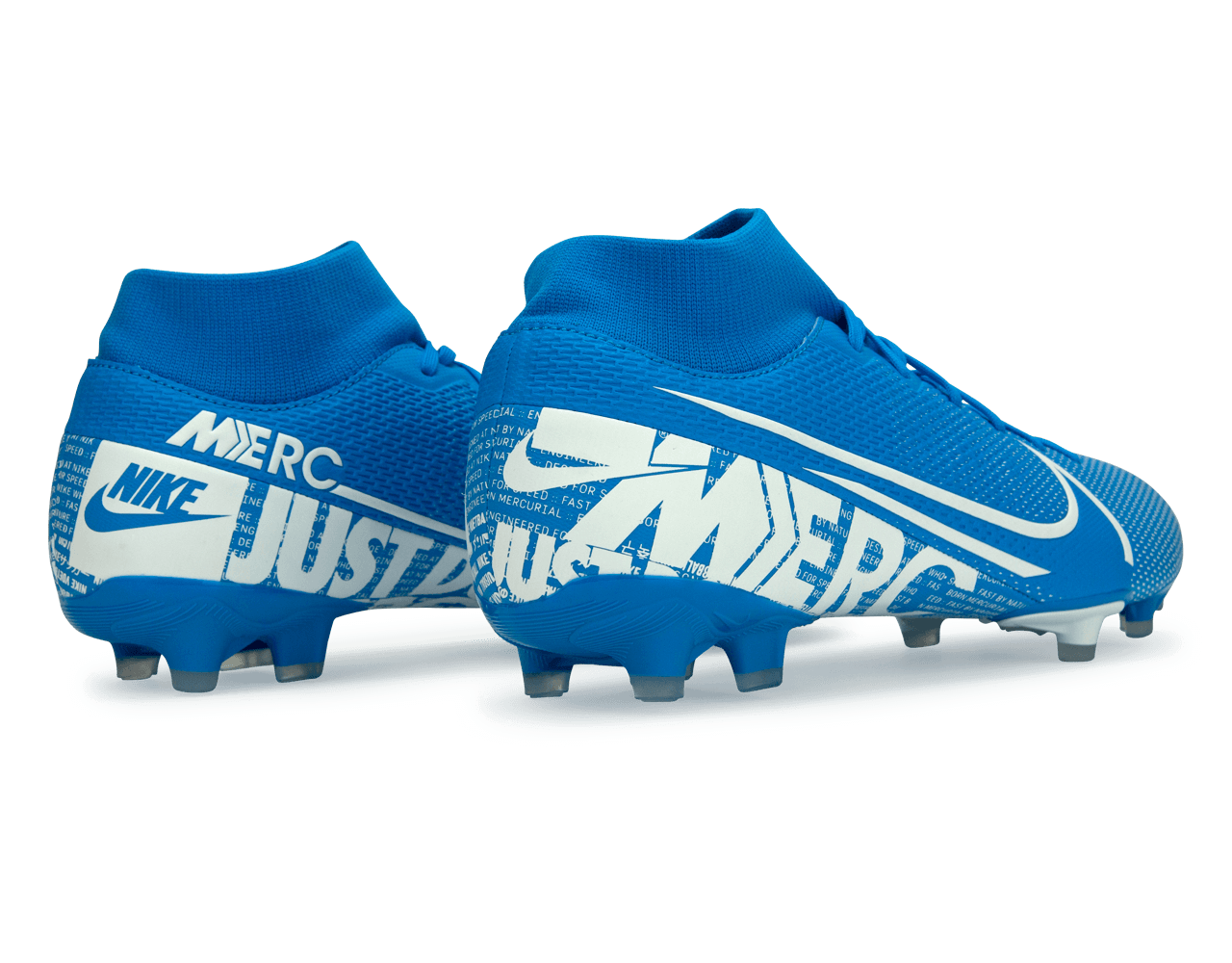 Nike Men's Mercurial Superfly 7 Academy FG/MG Blue Hero/White、mySite、bottomscart