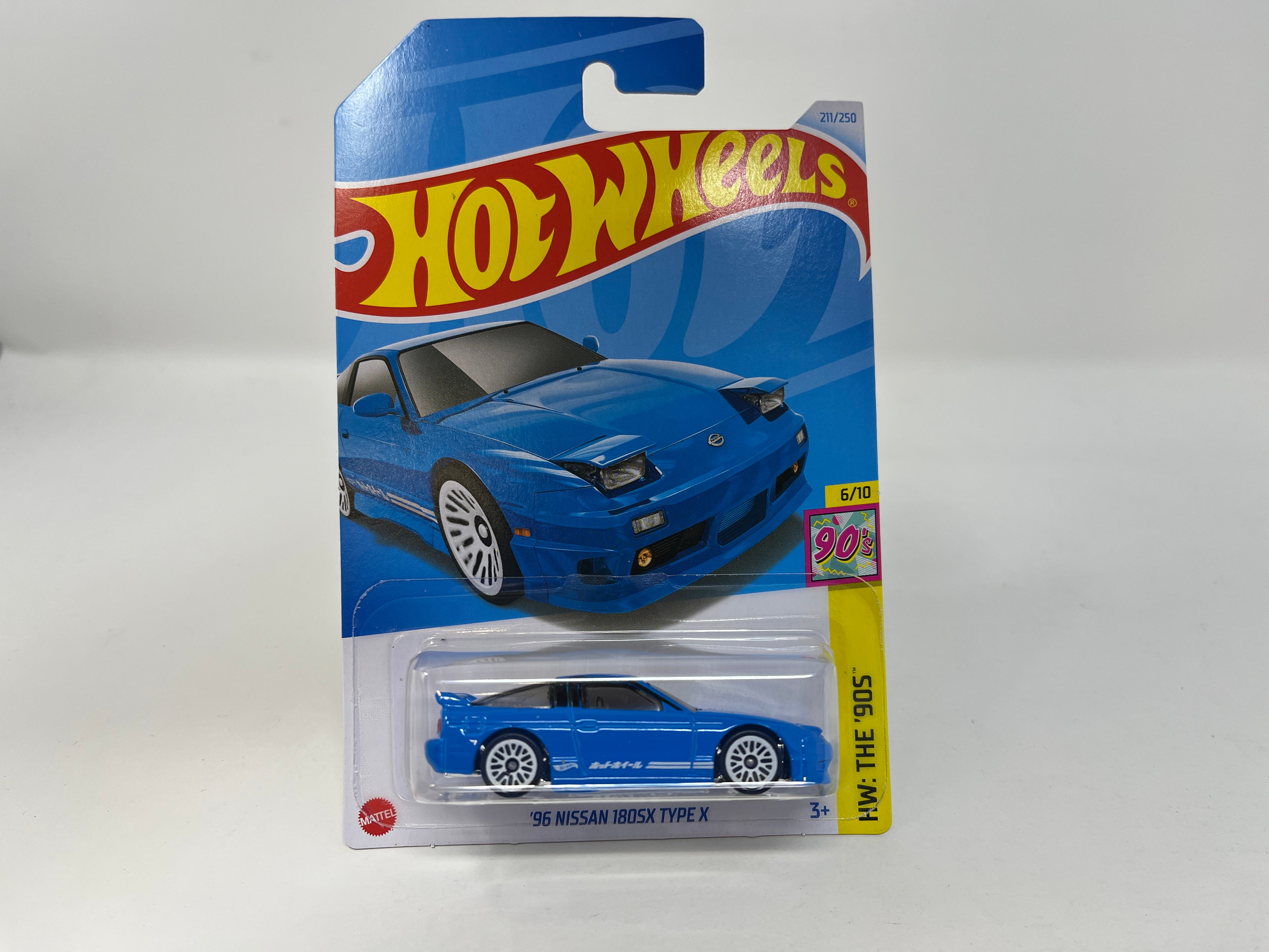 '96 Nissan 180SX Type X #211 * BLUE * 2024 Hot Wheels Case N、mySite、hgirdovlk