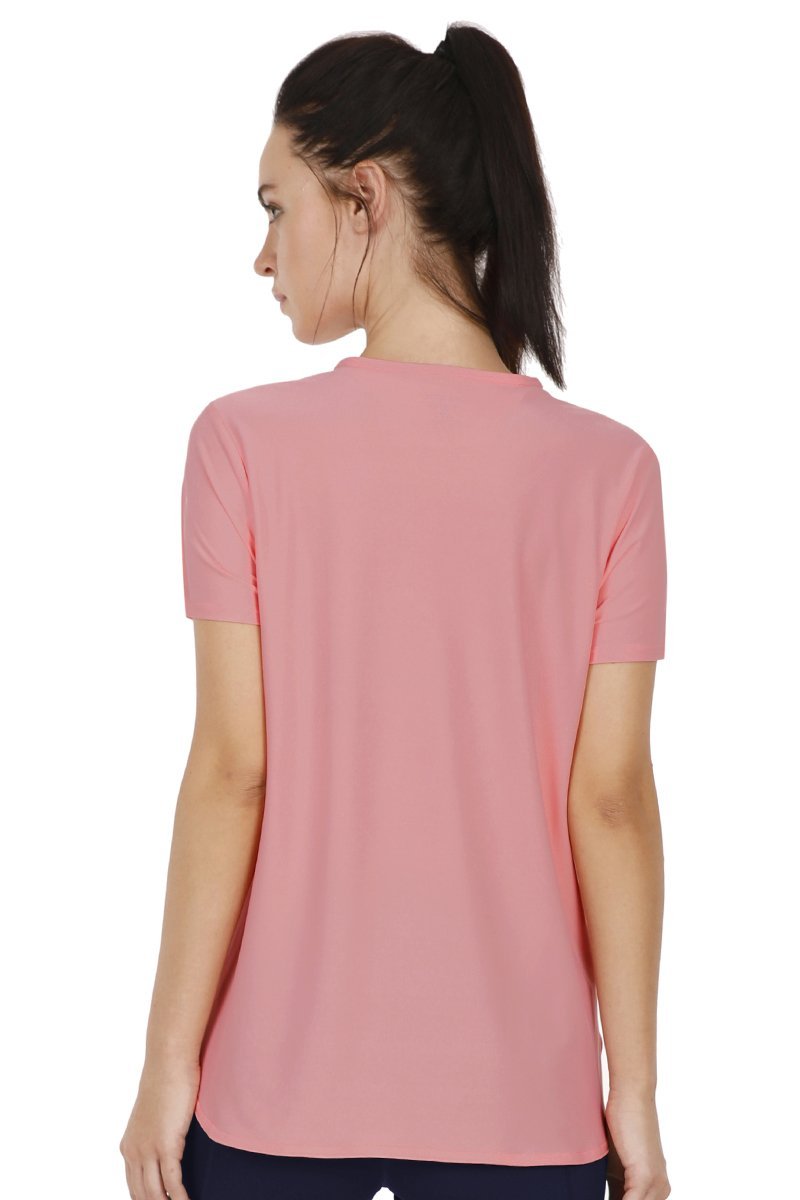  Smooth And Seamless Fitness T-Shirt - Shell Pink、mySite、justintrudeaud