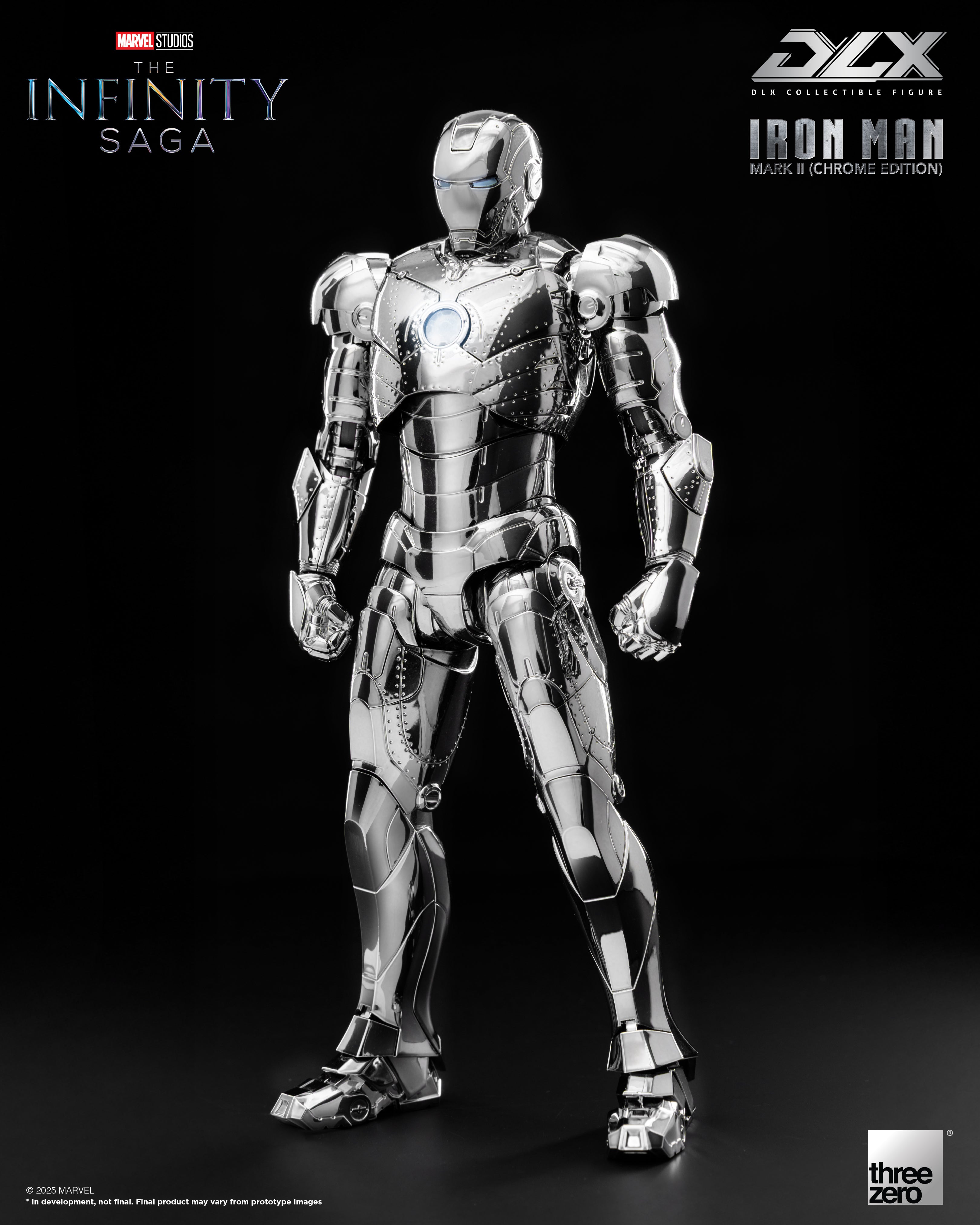 Threezero Marvel Studios: The Infinity Saga DLX Iron Man Mark 2 (Chrome Edition)、mySite、hgirdovlk