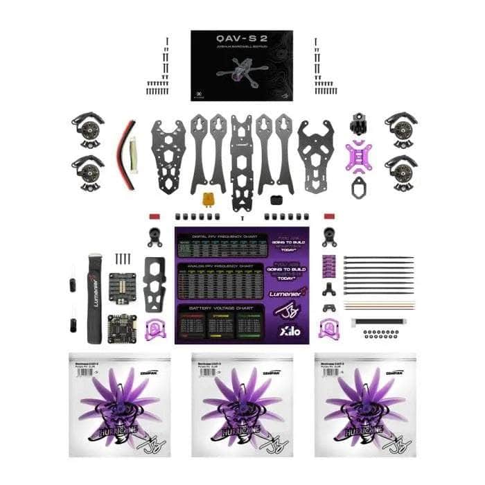  Beginner DIY FPV Drone Kit - QAV-S 2 Joshua Bardwell SE 5” - HD Ready、mySite、merchandisen