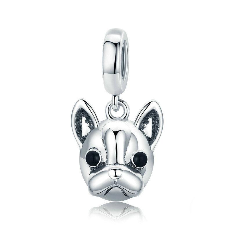 Dog Charm Collection Pandora Style Charms Sterling Silver Boston, Frenchie, Chi, Schnauzer, Puppy、mySite、g9winljtr