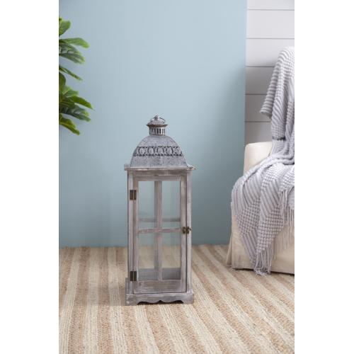 Wooden Candle Lantern Decorative, Hurricane Lantern Holder Decor for Indoor Outdoor, Home Garden Wedding、、xpatfood