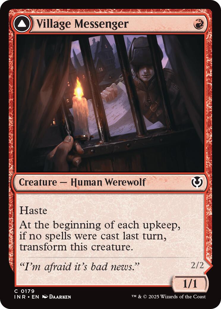 Village Messenger // Moonrise Intruder Innistrad Remastered、mySite、waistdrama