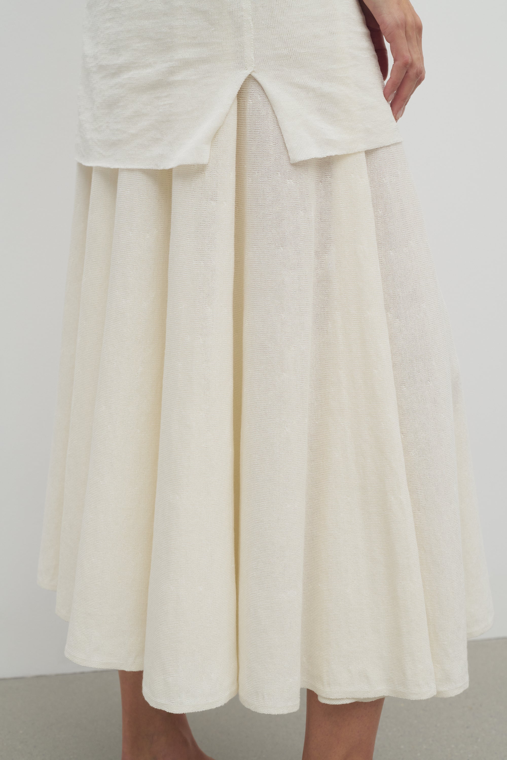 Jaliah Skirt in Cotton and Linen、mySite、aoinhome