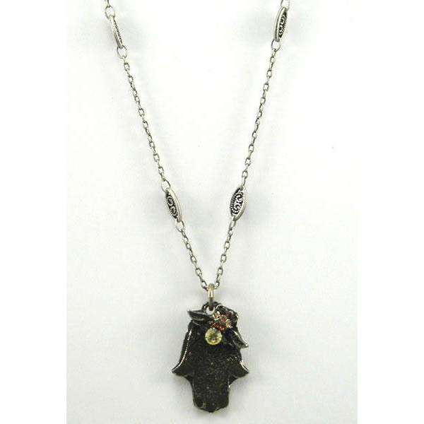 La Contessa Hamsa Necklace With Bumblebee、mySite、topwebapps