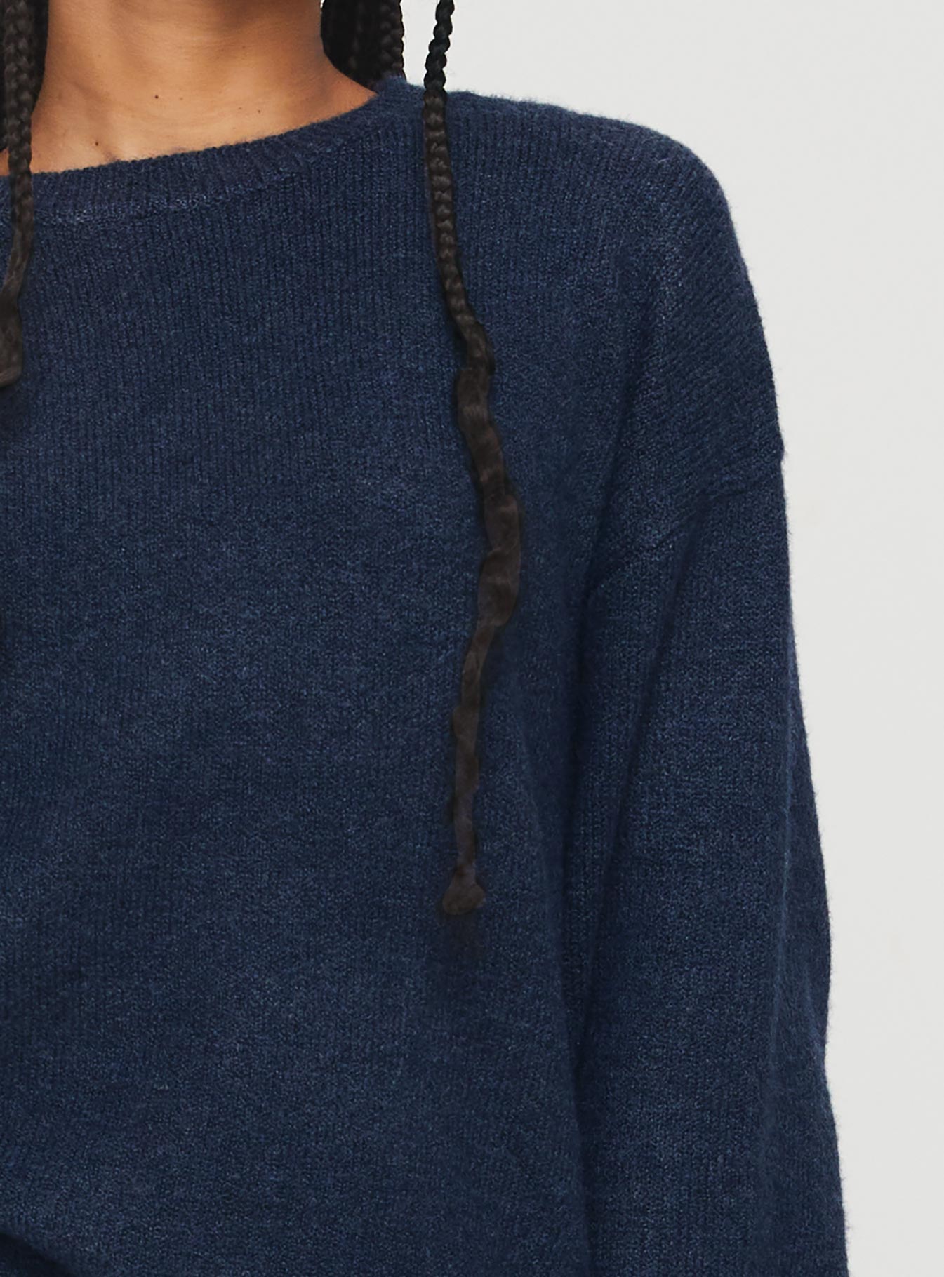 Ryanna Sweater Navy、mySite、solidvoid