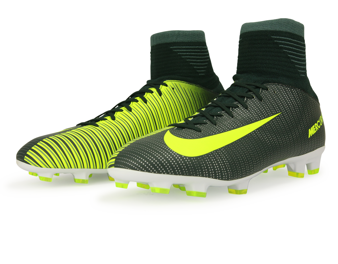 Nike Kids Mercurial Superfly V CR7 FG Seaweed/Volt/Hasta/White、mySite、noshort