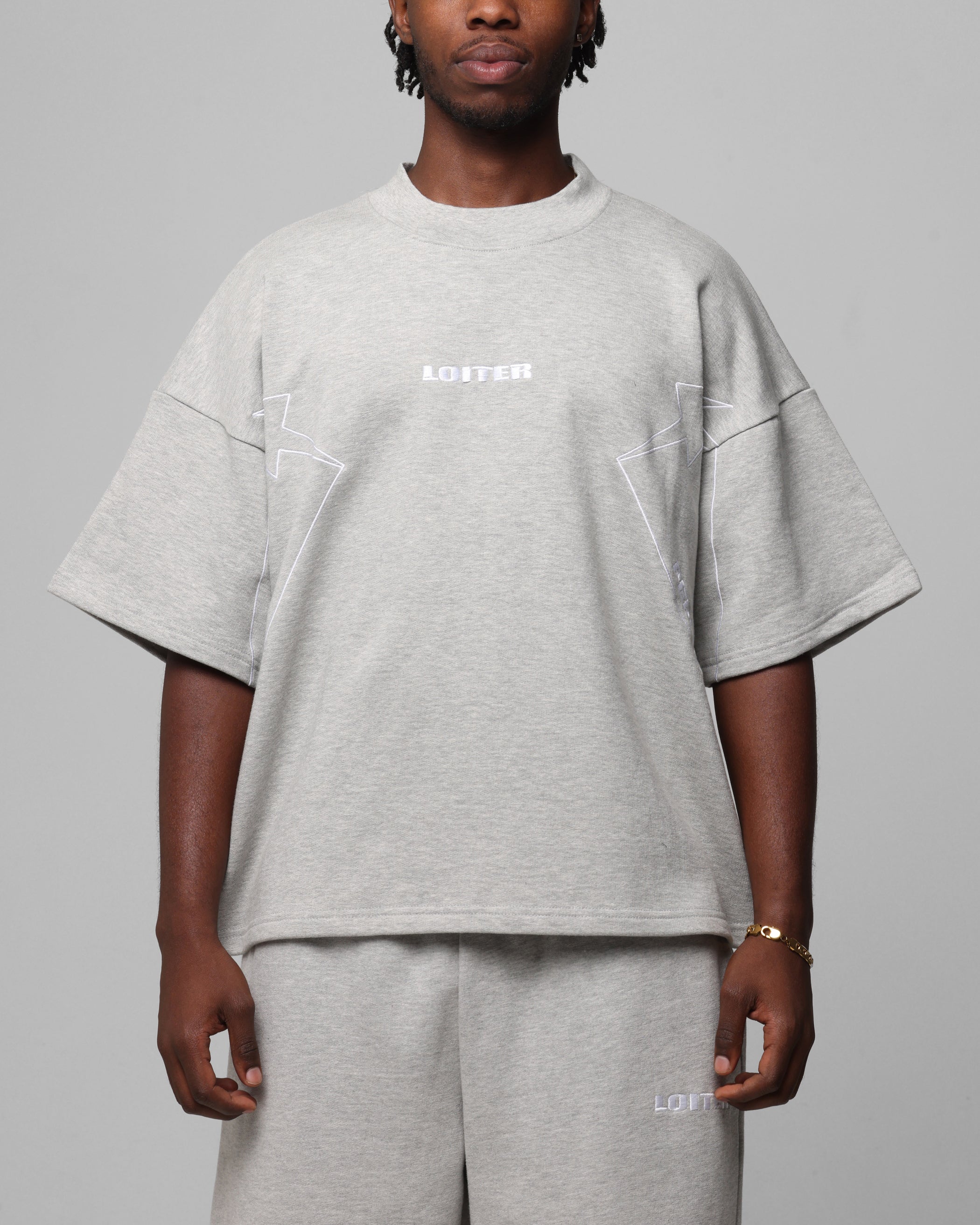 Loiter Dark Performance T-Shirt Grey、mySite、zt4zffjzw