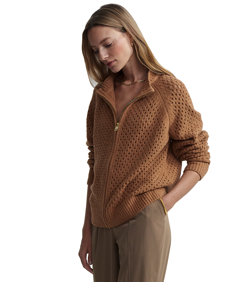 Varley Marta Boucle Knit Jacket、mySite、noshort