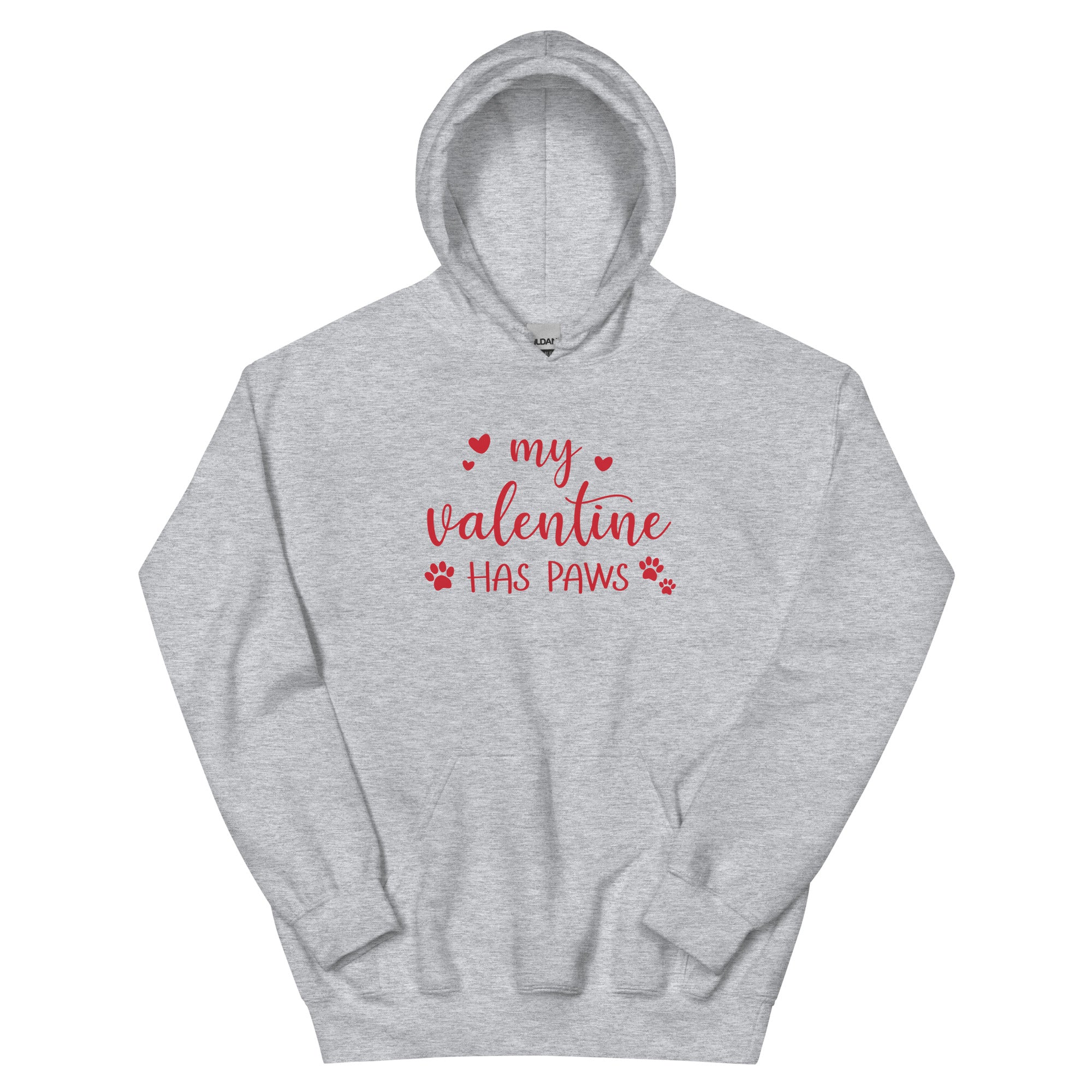 My Valentine Has Paws Hoodie、mySite、camillekostekn