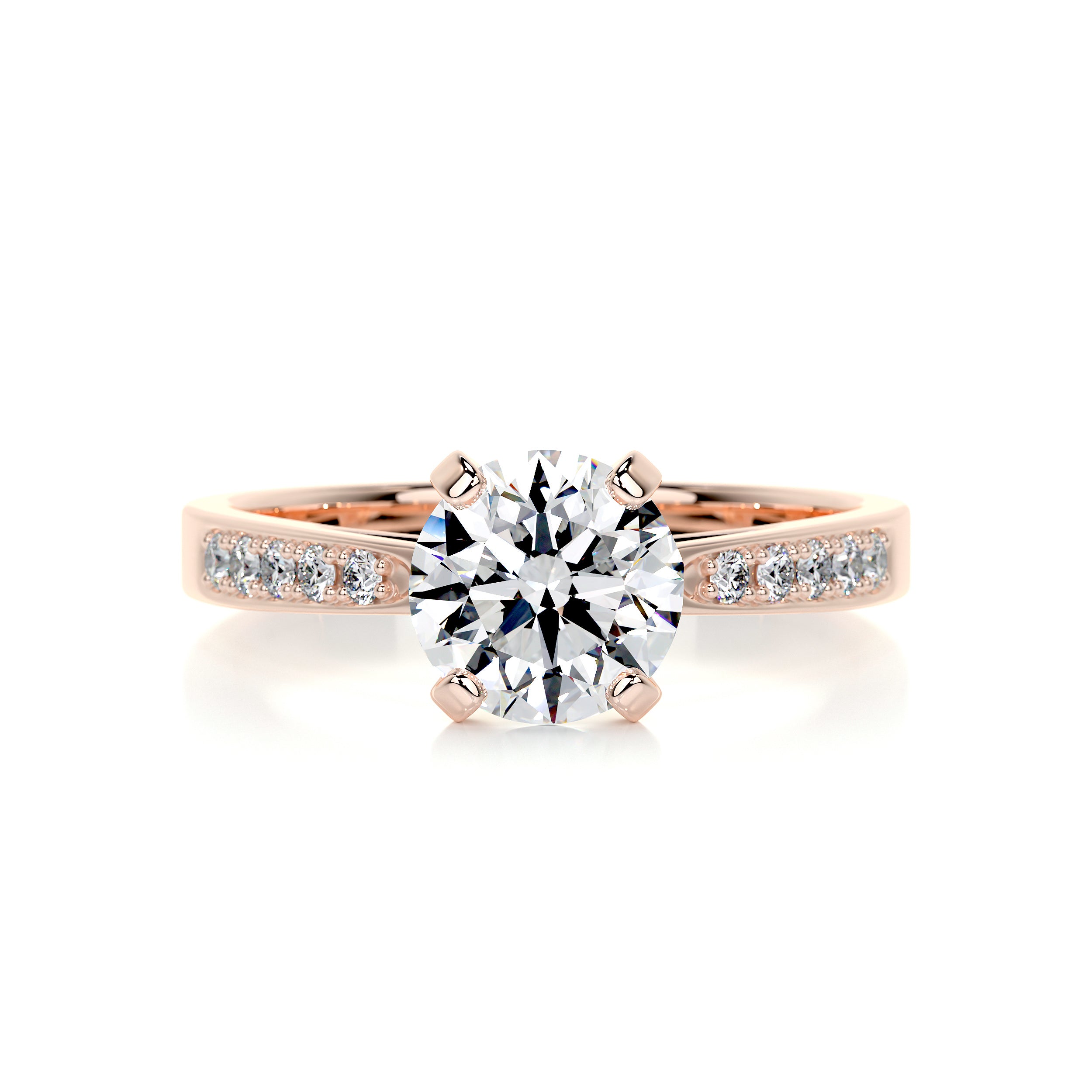 Margaret Diamond Engagement Ring -14K Rose Gold、mySite、hinf8tx79