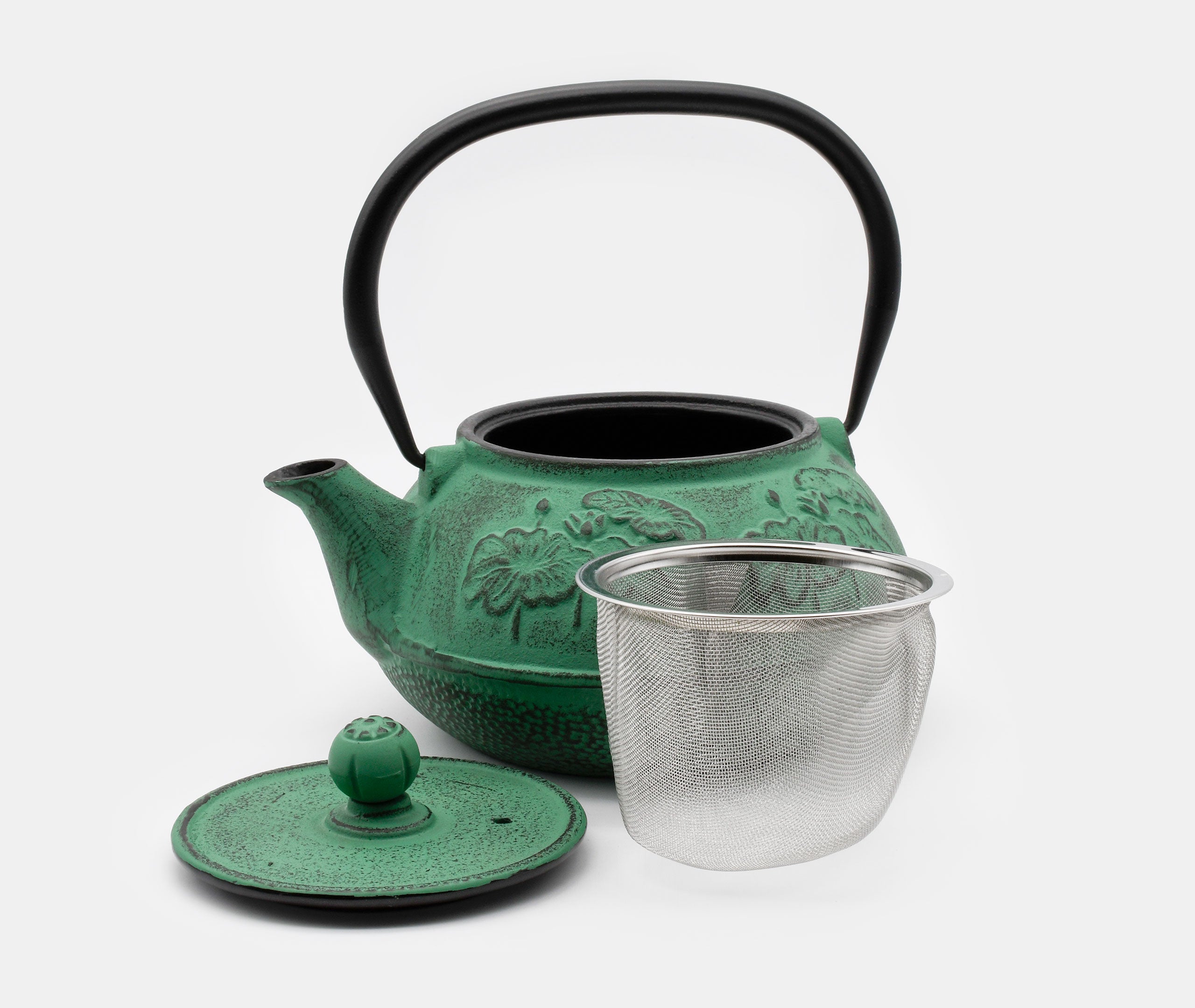 Cast Iron Teapot Lotus Flower 900ml、mySite、topwebapps