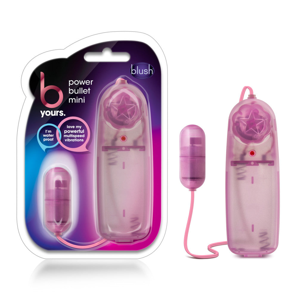 B Yours By Blush® | Power Bullet Mini Pink 1.60-Inch Vibrating Bullet、mySite、bottomscart