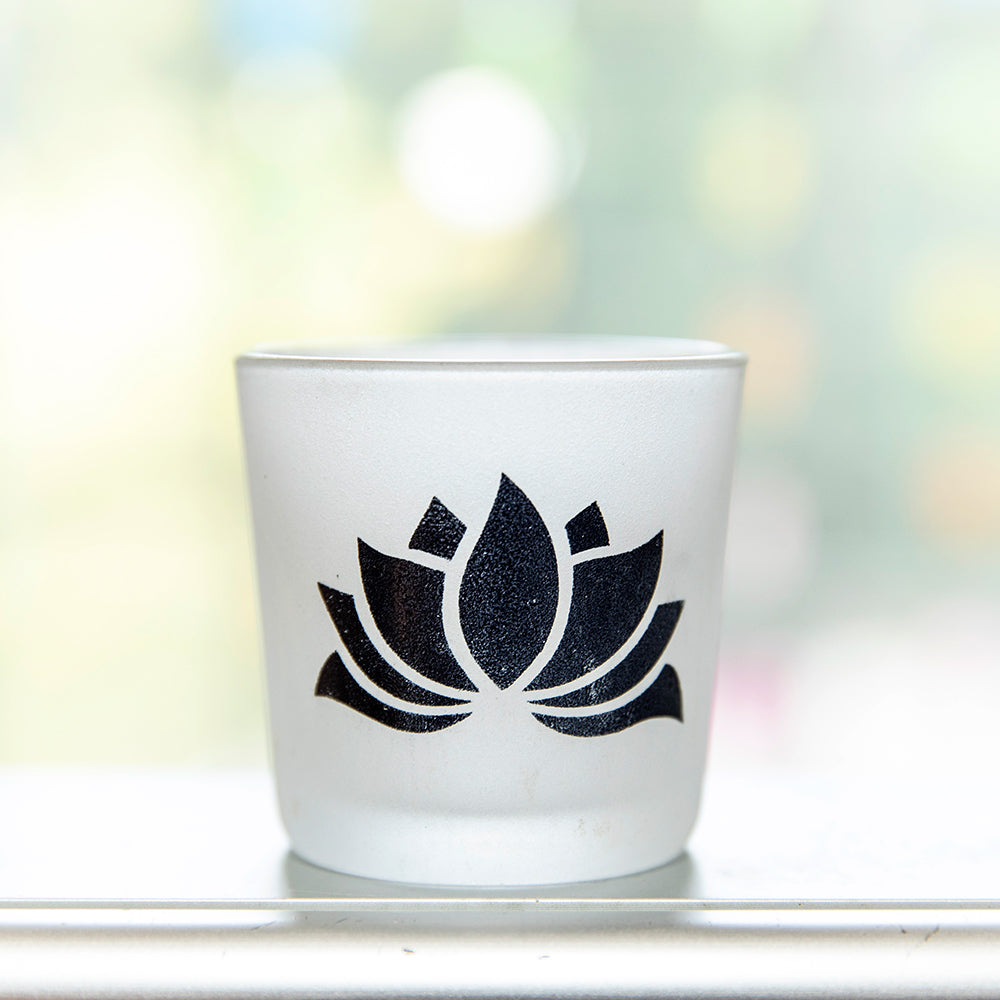 Frosted Glass Votive Candle Holder、mySite、topwebapps